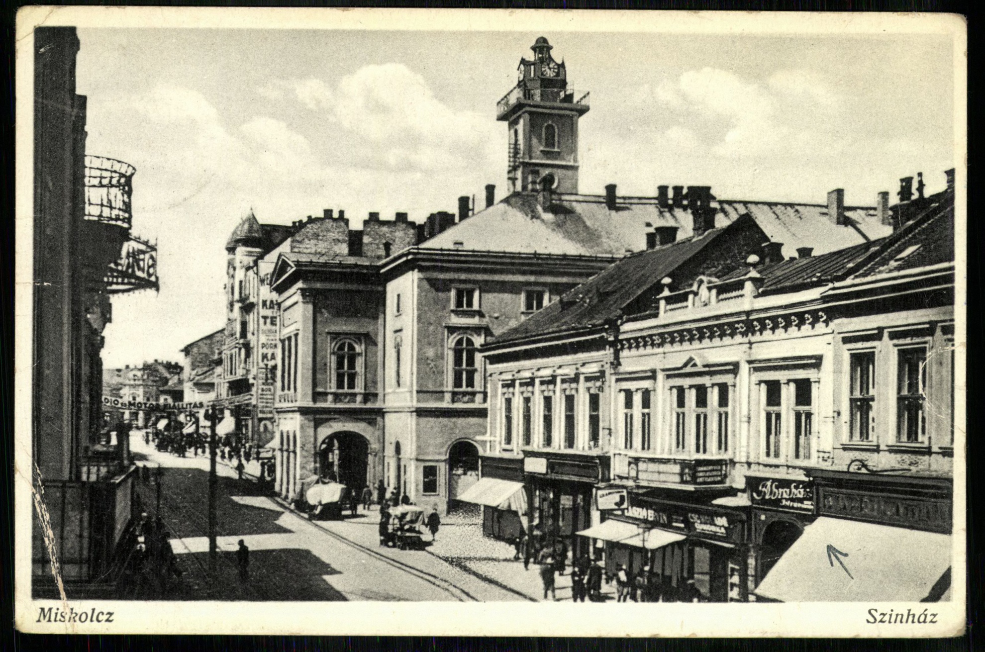 Miskolc; Színház (Magyar Kereskedelmi és Vendéglátóipari Múzeum CC BY-NC-ND)