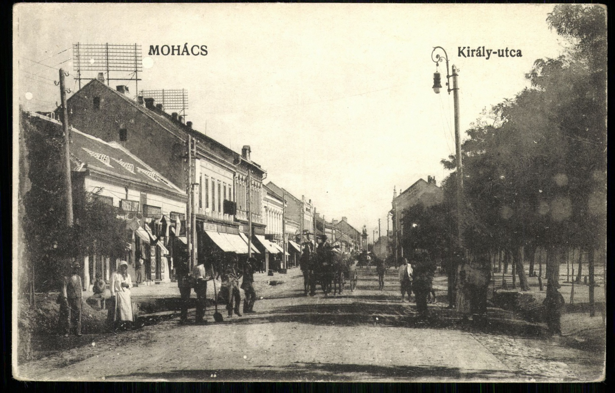 Mohács; Király utca (Magyar Kereskedelmi és Vendéglátóipari Múzeum CC BY-NC-ND)