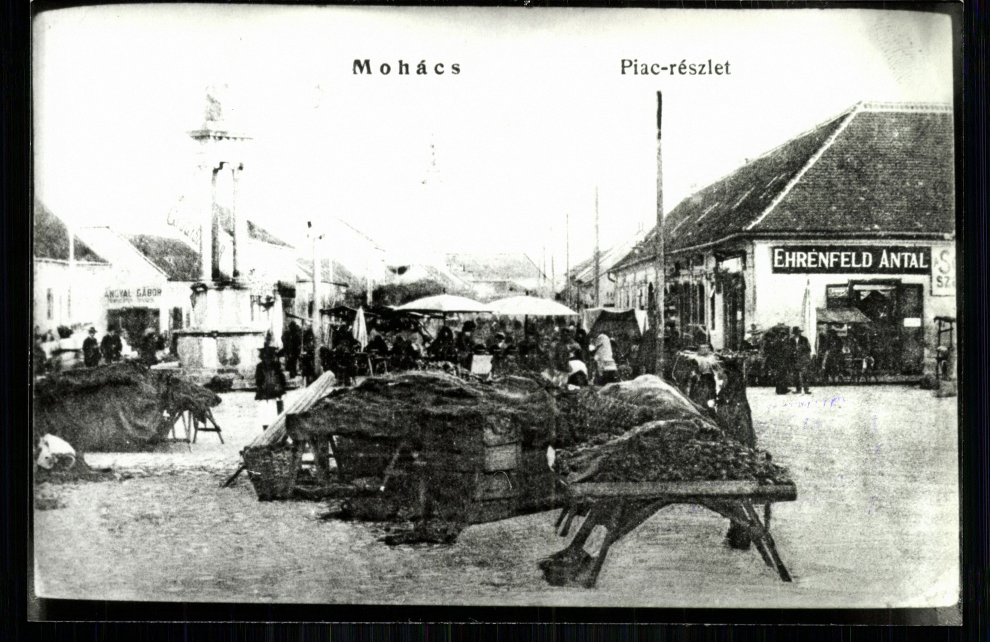 Mohács; Piacrészlet (Magyar Kereskedelmi és Vendéglátóipari Múzeum CC BY-NC-ND)