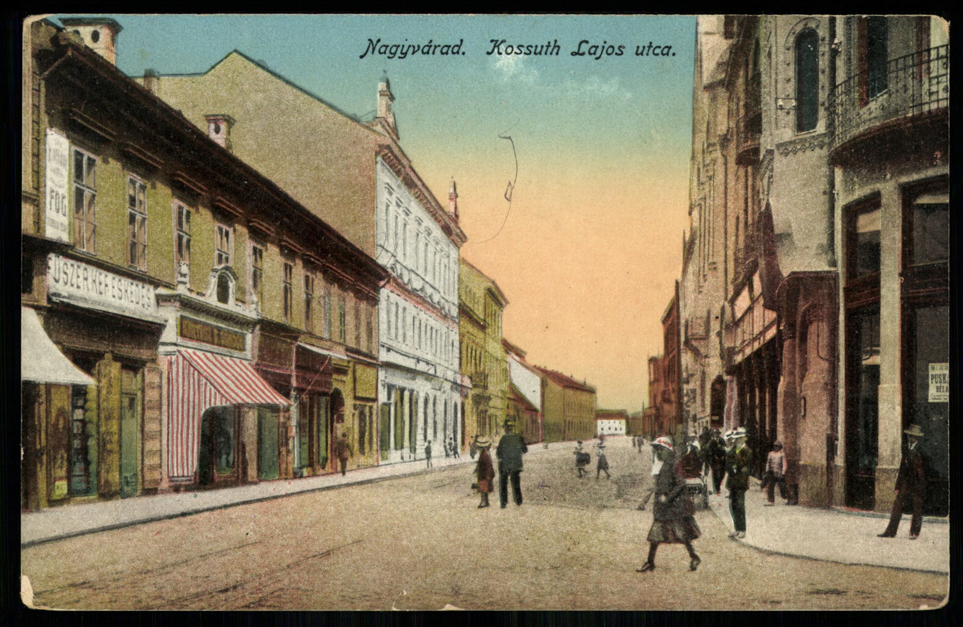 Nagyvárad; Kossuth Lajos utca (Magyar Kereskedelmi és Vendéglátóipari Múzeum CC BY-NC-ND)