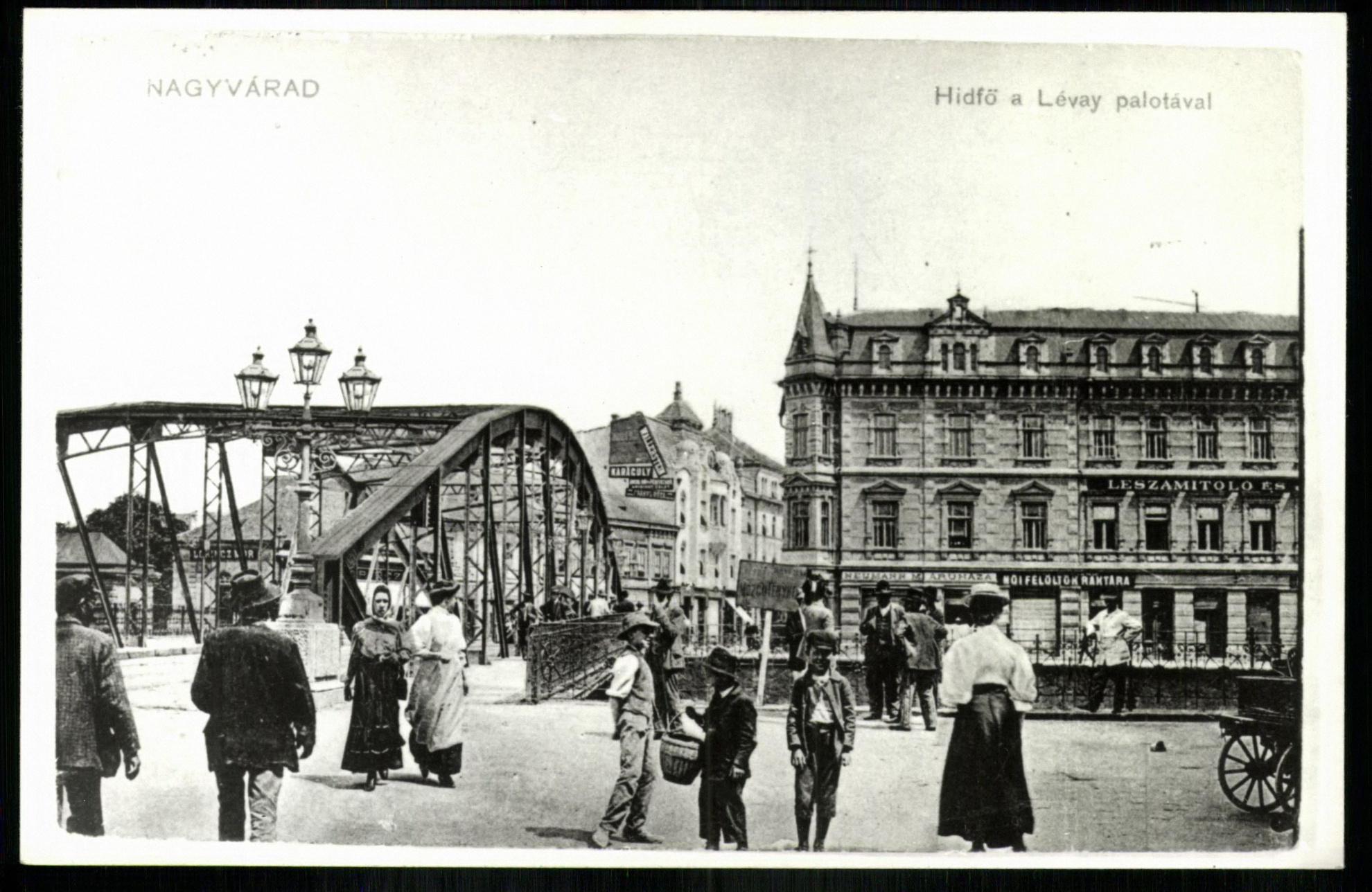 Nagyvárad; Hídfő a Lévay palotával (Magyar Kereskedelmi és Vendéglátóipari Múzeum CC BY-NC-ND)