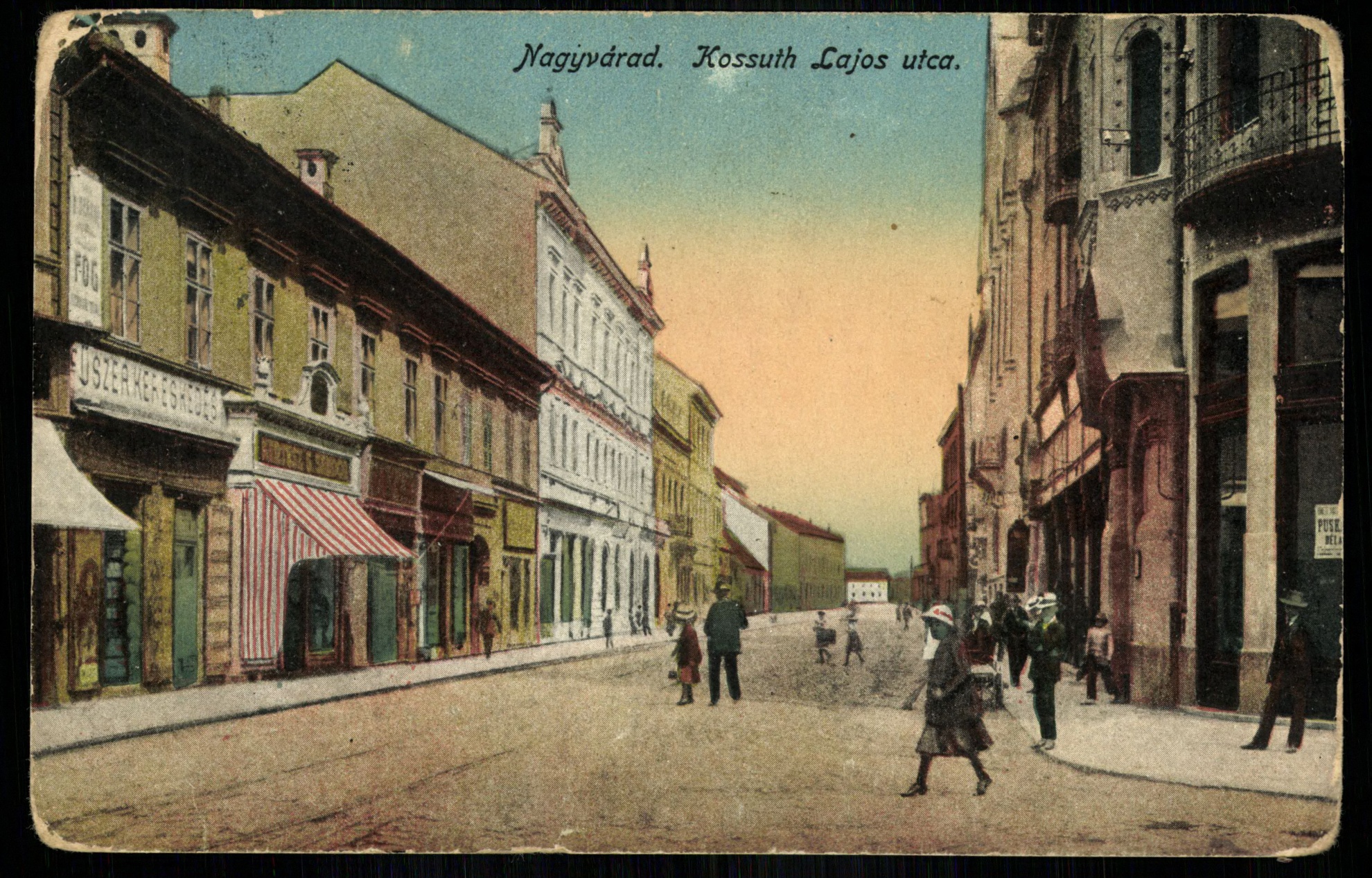 Nagyvárad. Kossuth Lajos utca (Magyar Kereskedelmi és Vendéglátóipari Múzeum CC BY-NC-ND)