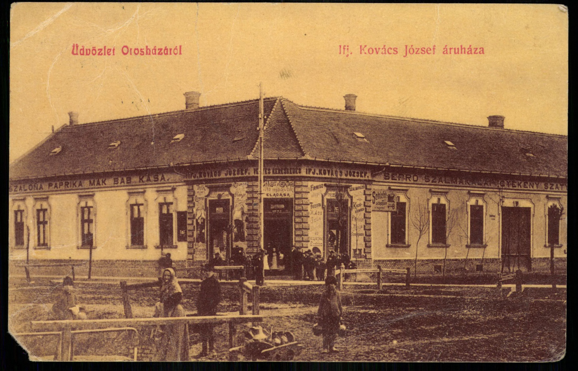 Orosháza; Ifj. Kovács József áruháza (Magyar Kereskedelmi és Vendéglátóipari Múzeum CC BY-NC-ND)