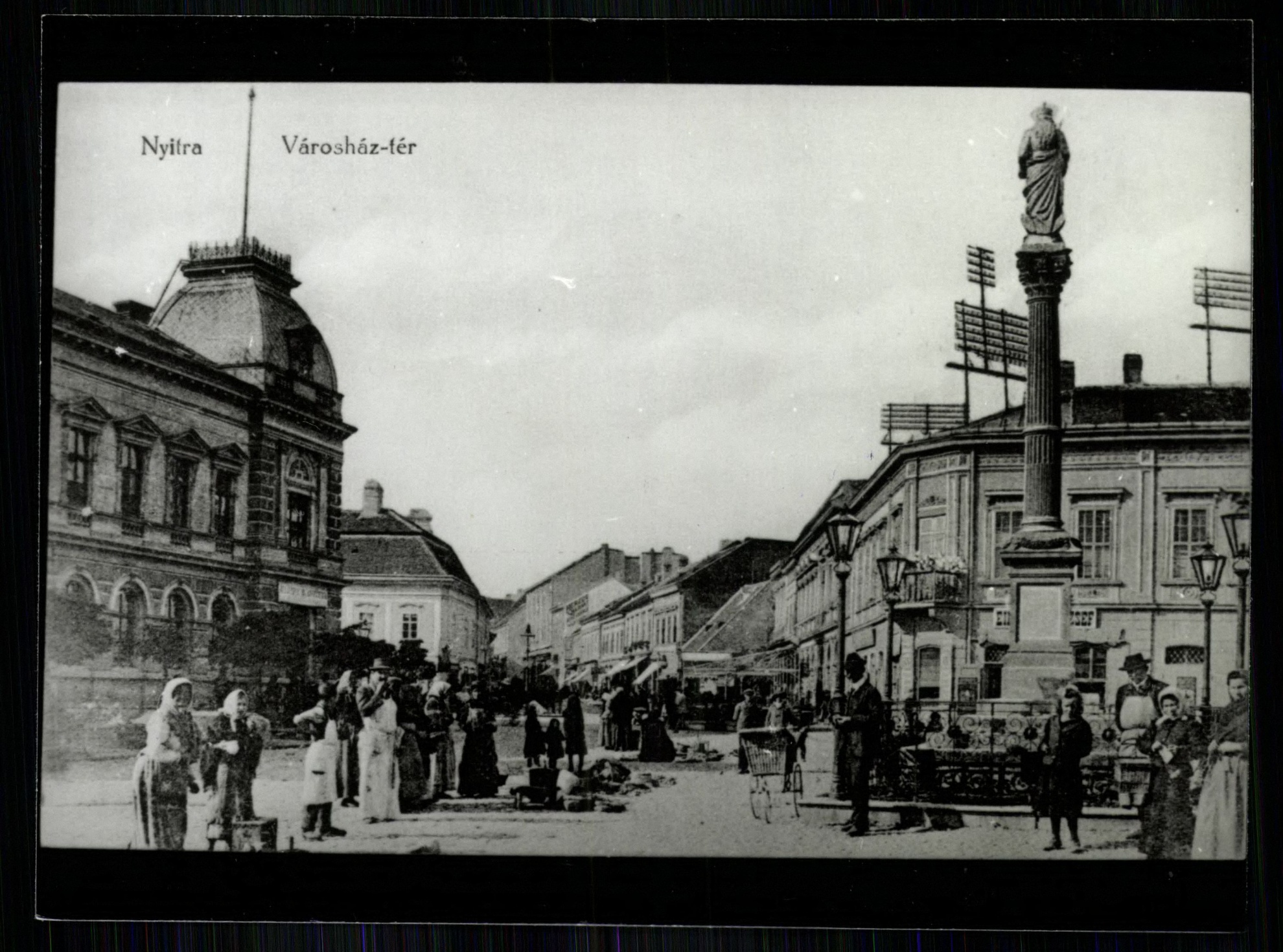 Nyitra; Városház tér (Magyar Kereskedelmi és Vendéglátóipari Múzeum CC BY-NC-ND)