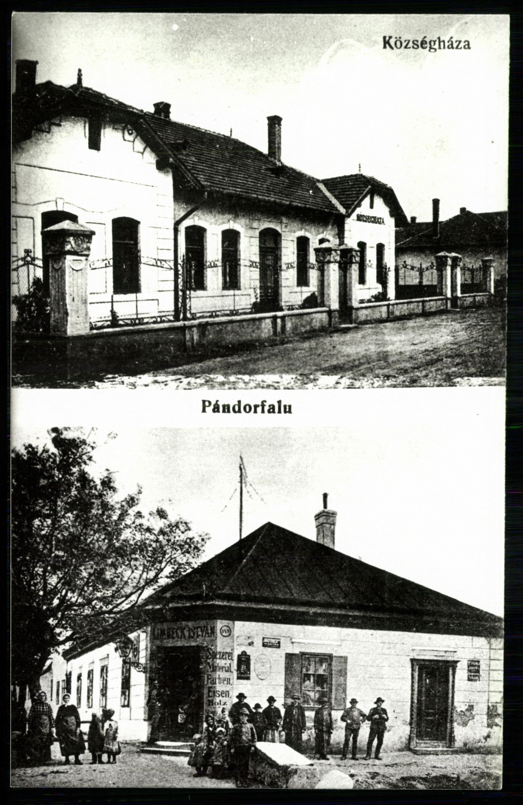 Pándorfalu; Községháza (Magyar Kereskedelmi és Vendéglátóipari Múzeum CC BY-NC-ND)