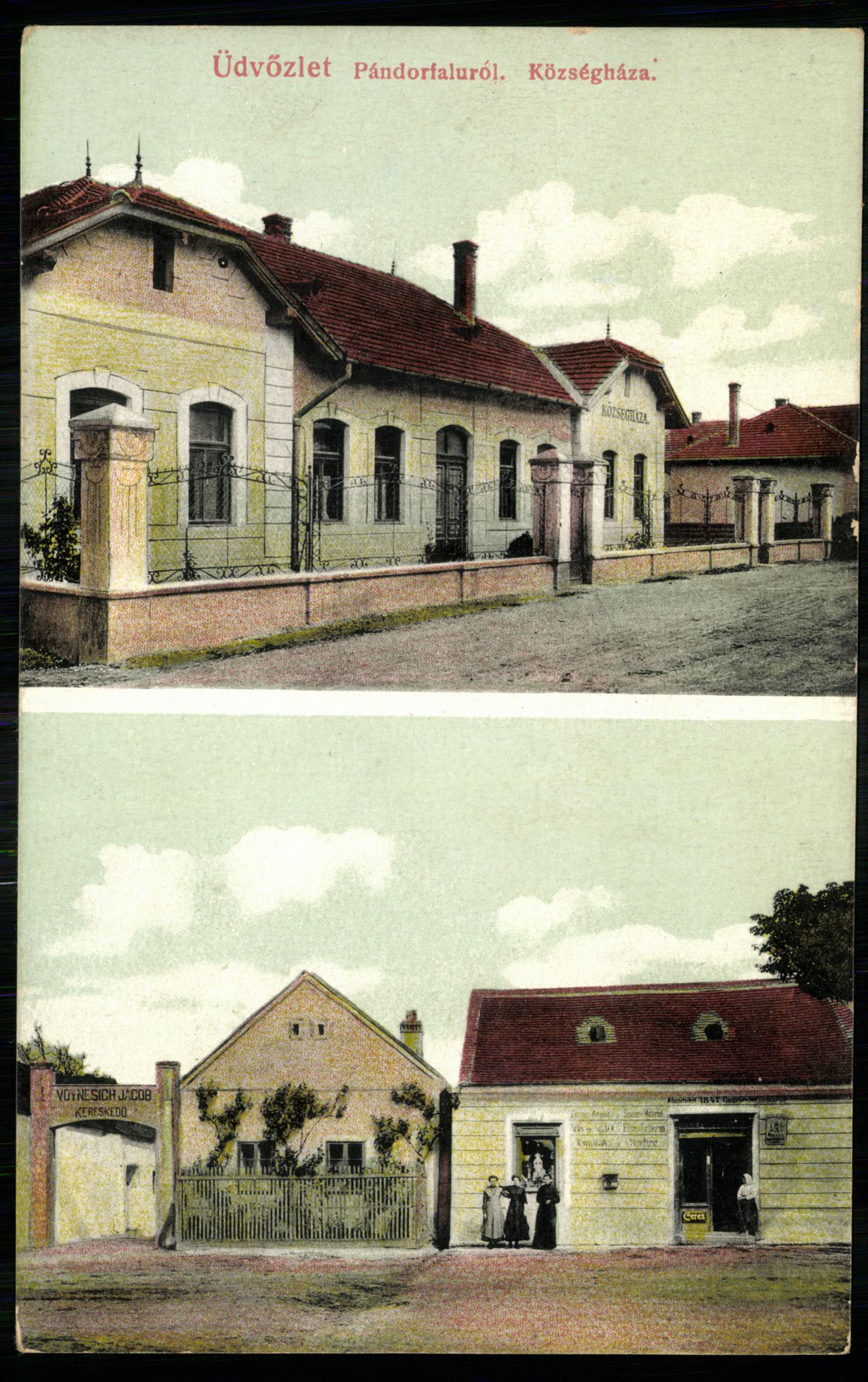 Pándorfalu; Községháza (Magyar Kereskedelmi és Vendéglátóipari Múzeum CC BY-NC-ND)
