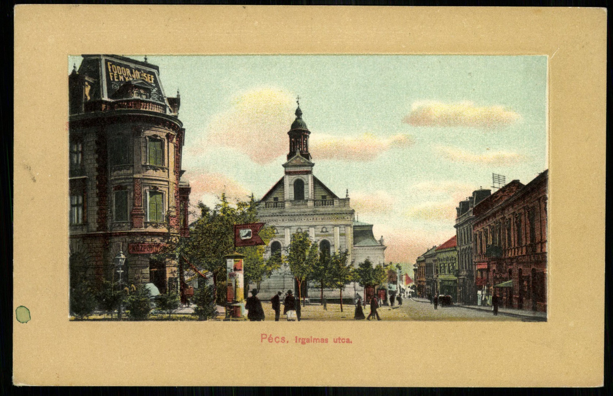 Pécs; Irgalmas utca (Magyar Kereskedelmi és Vendéglátóipari Múzeum CC BY-NC-ND)