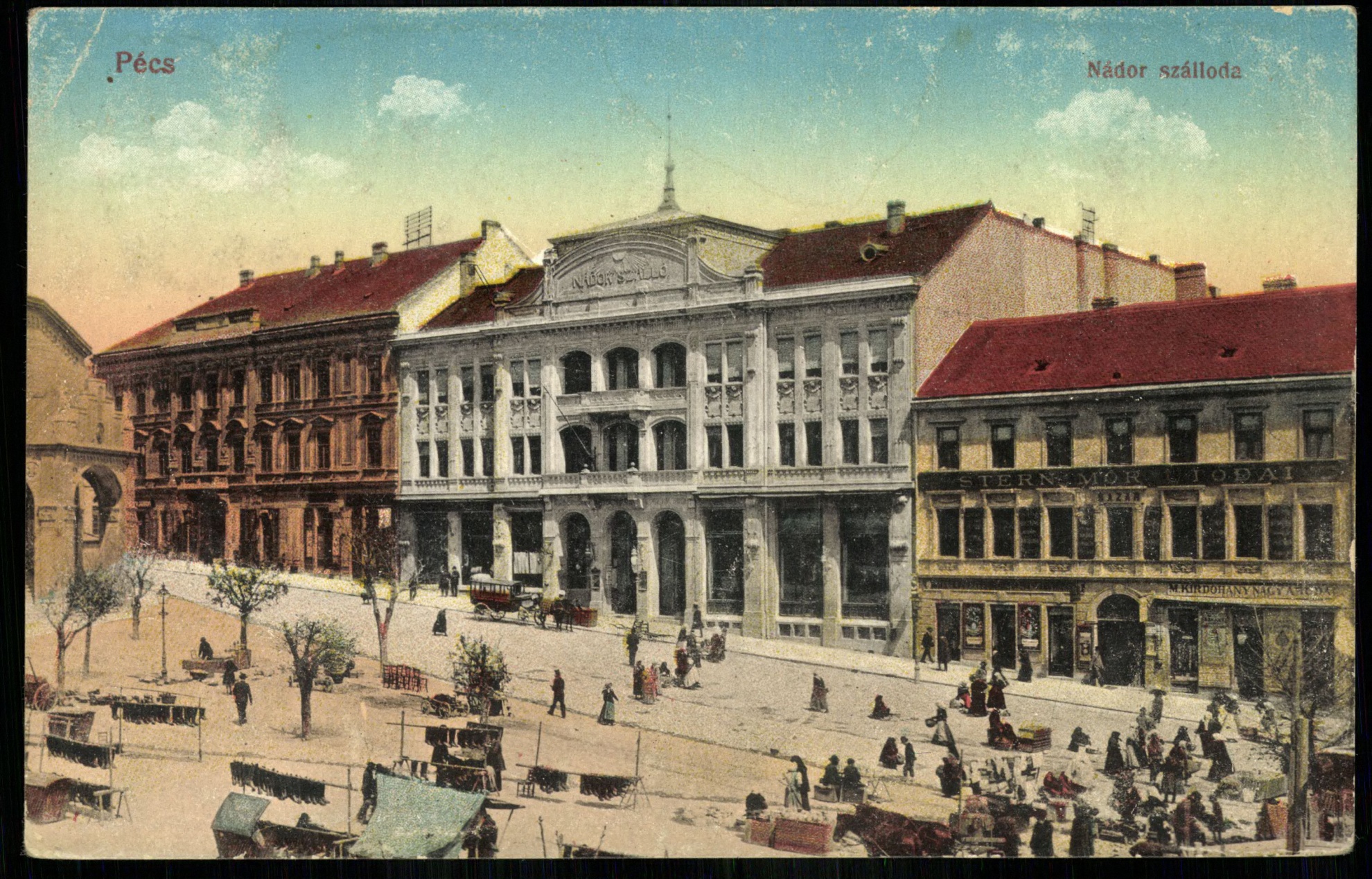 Pécs; Nádor szálloda (Magyar Kereskedelmi és Vendéglátóipari Múzeum CC BY-NC-ND)