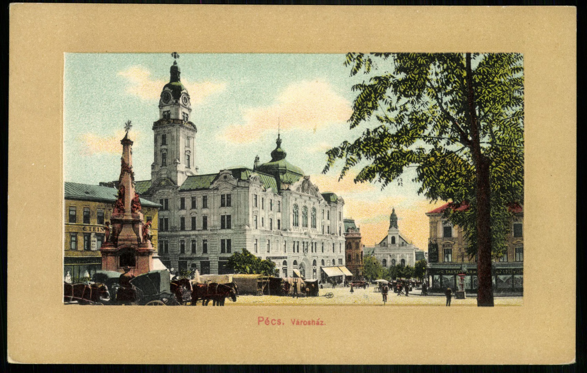 Pécs; Városház (Magyar Kereskedelmi és Vendéglátóipari Múzeum CC BY-NC-ND)