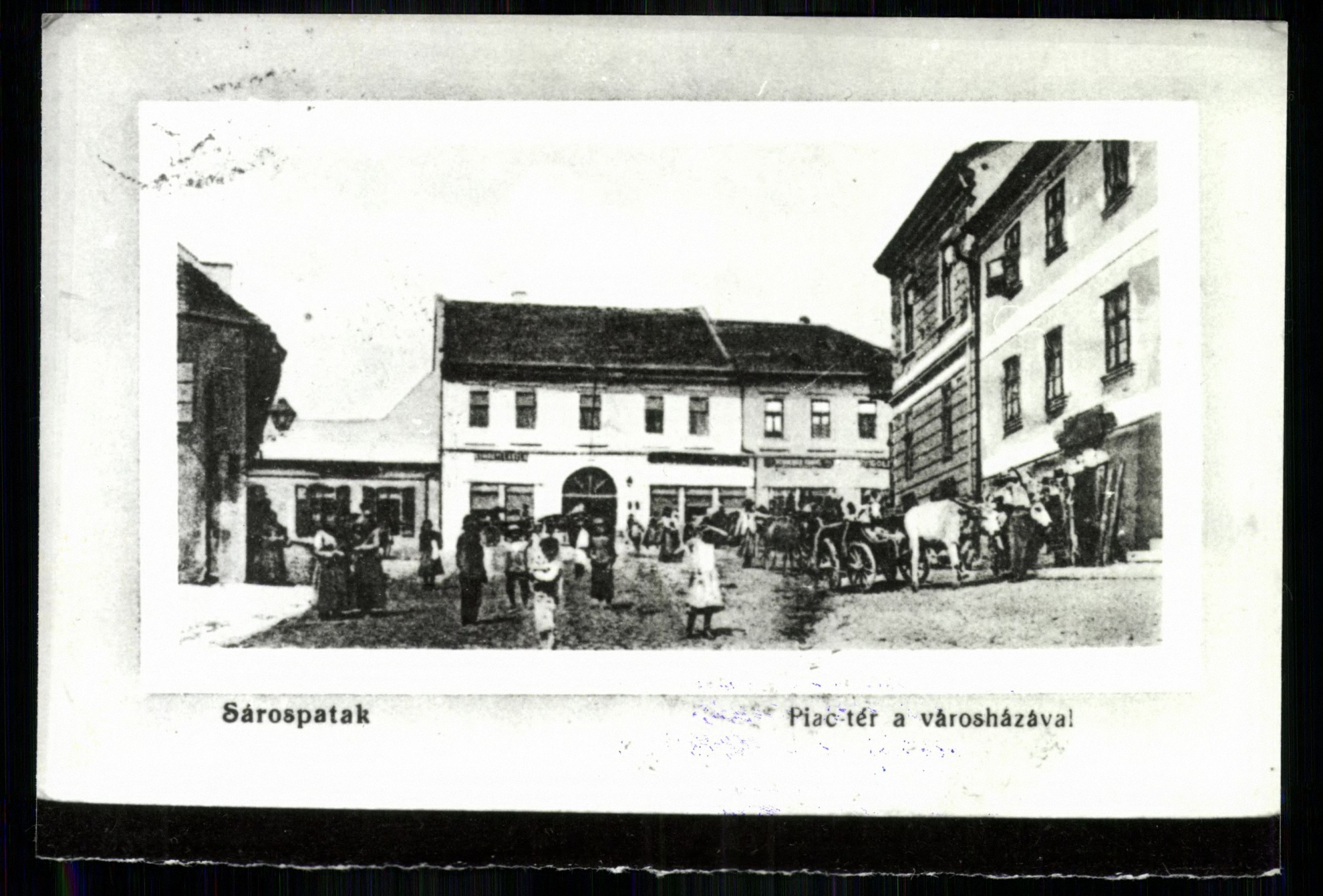 Sárospatak; Piactér a Városházával (Magyar Kereskedelmi és Vendéglátóipari Múzeum CC BY-NC-ND)