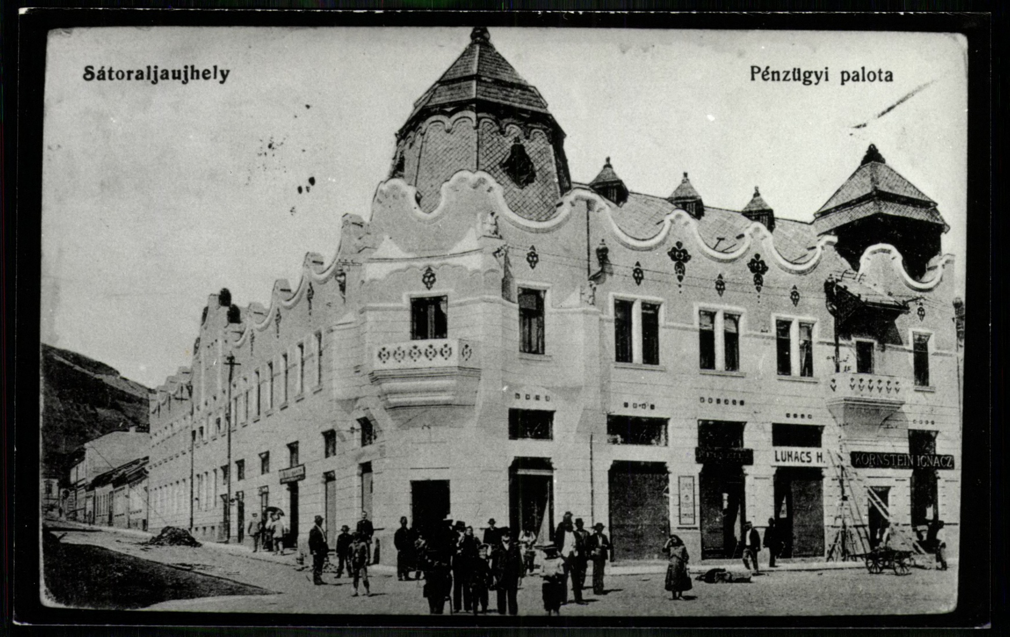 Sátoraljaújhely; Pénzügyi palota (Magyar Kereskedelmi és Vendéglátóipari Múzeum CC BY-NC-ND)