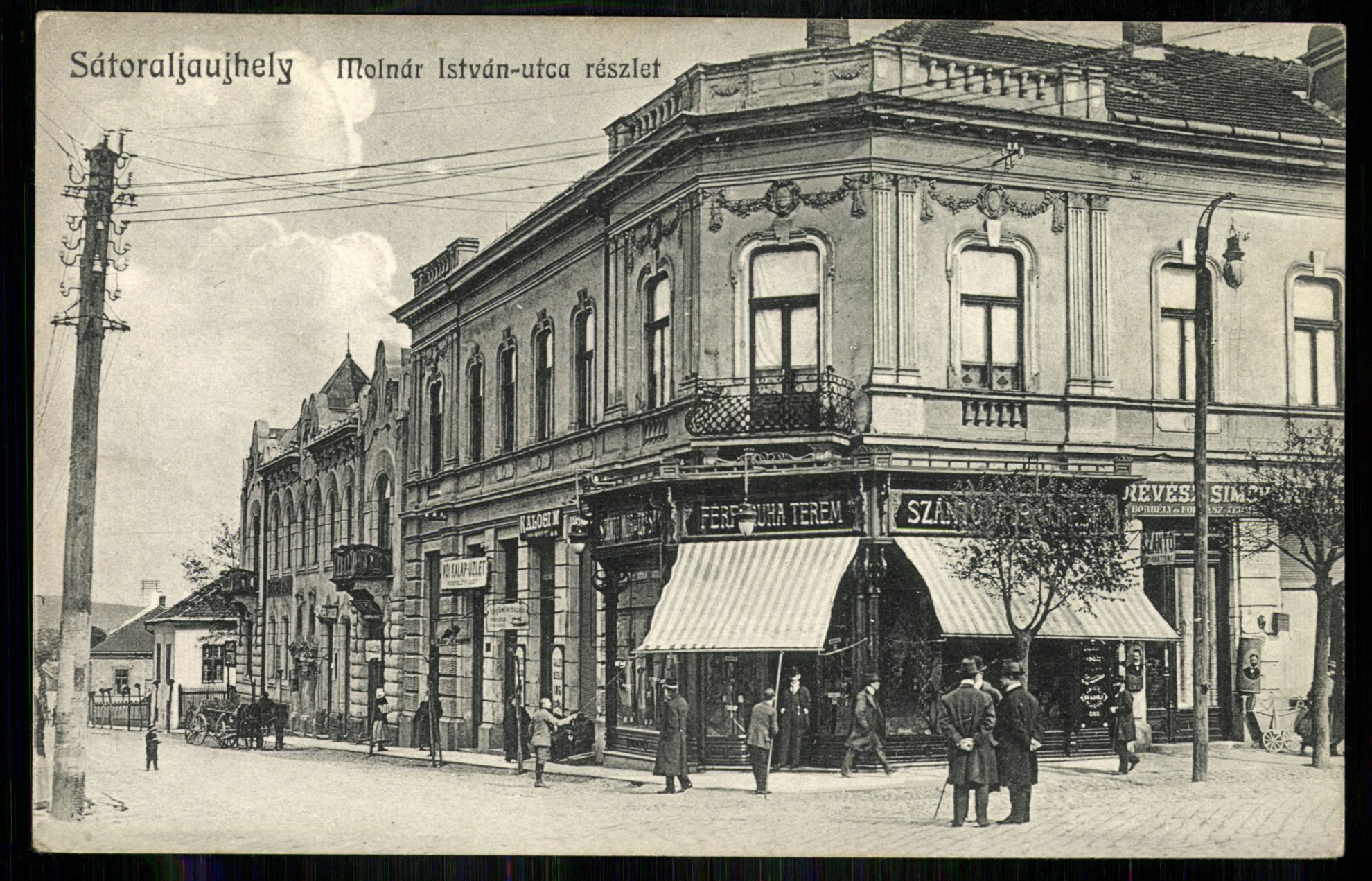 Sátoraljaújhely; Molnár István utca részlet (Magyar Kereskedelmi és Vendéglátóipari Múzeum CC BY-NC-ND)