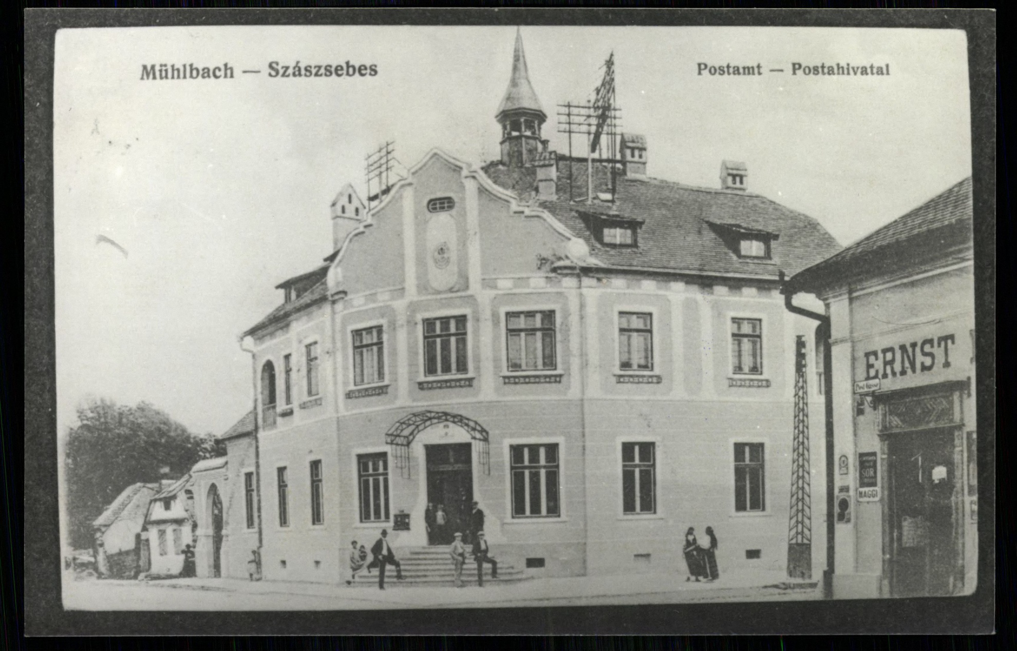 Szászsebes; Postahivatal (Magyar Kereskedelmi és Vendéglátóipari Múzeum CC BY-NC-ND)