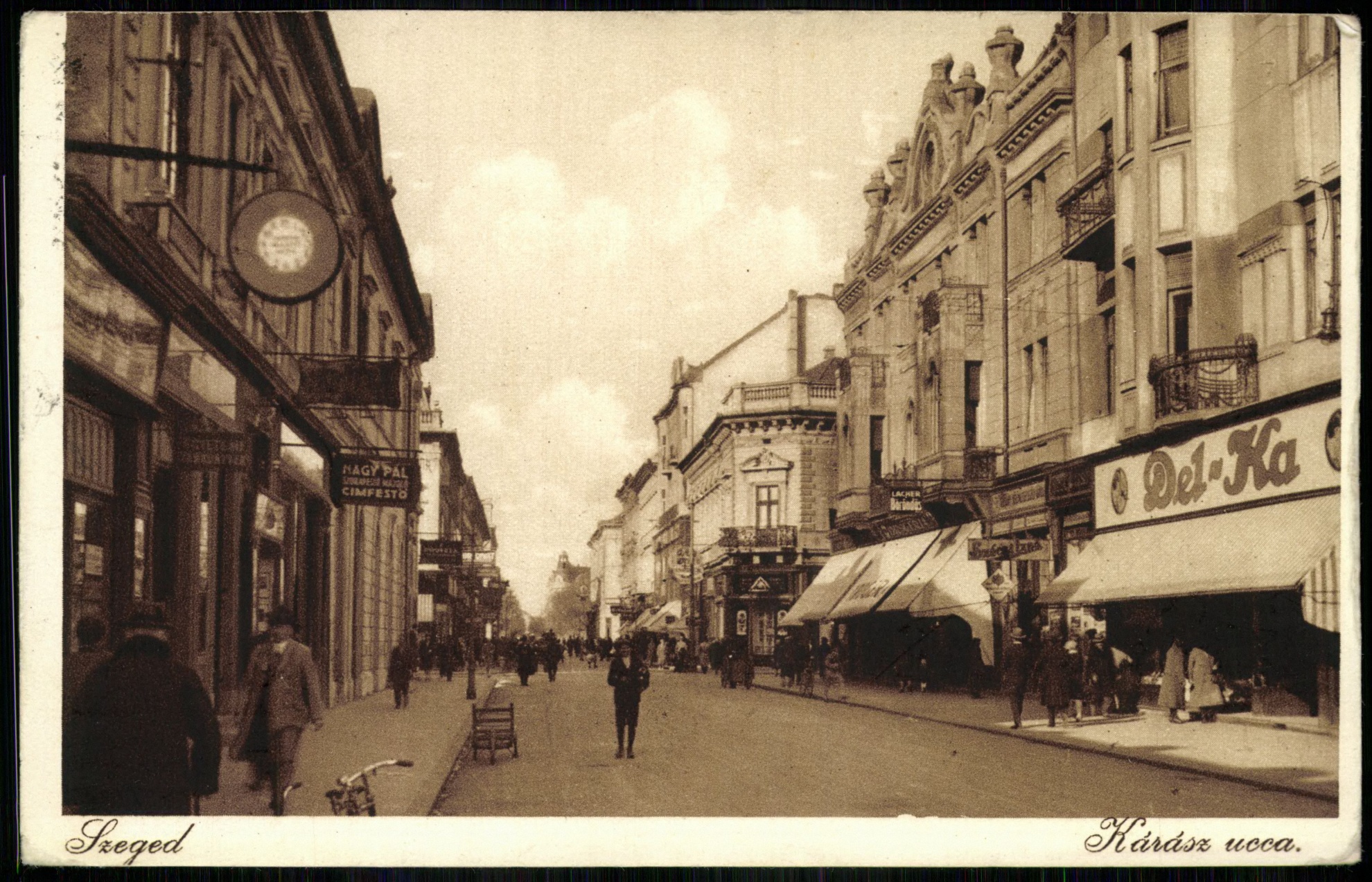 Szeged; Kárász utca (Magyar Kereskedelmi és Vendéglátóipari Múzeum CC BY-NC-ND)