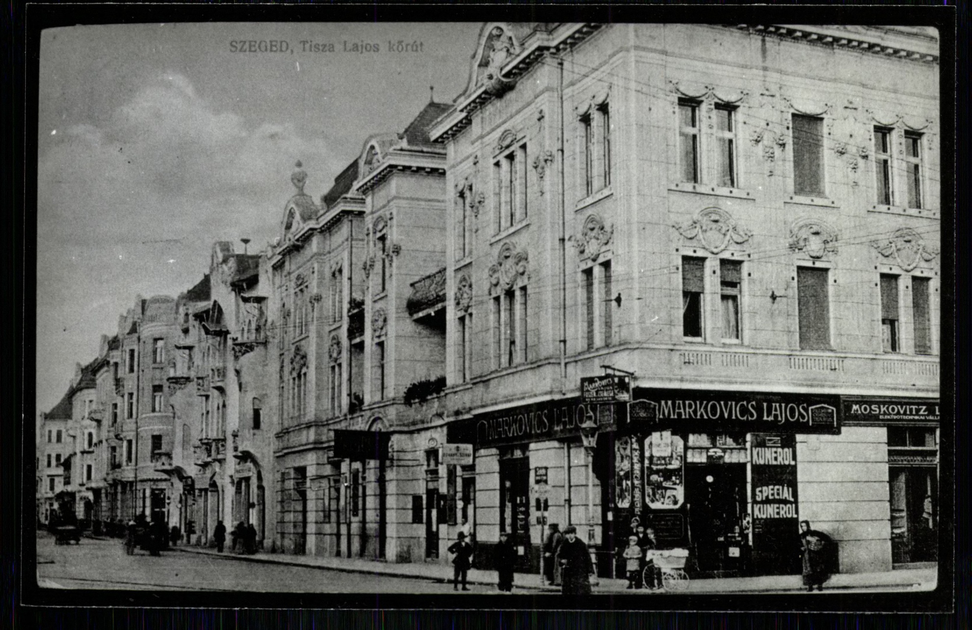 Szeged; Tisza Lajos körút (Magyar Kereskedelmi és Vendéglátóipari Múzeum CC BY-NC-ND)