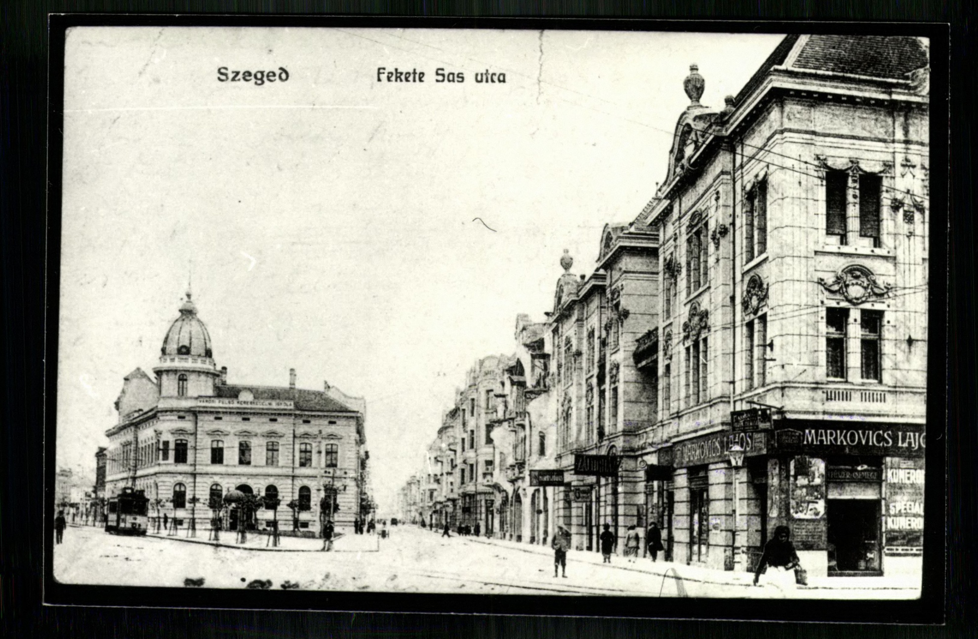 Szeged. Fekete sas utca (Magyar Kereskedelmi és Vendéglátóipari Múzeum CC BY-NC-ND)