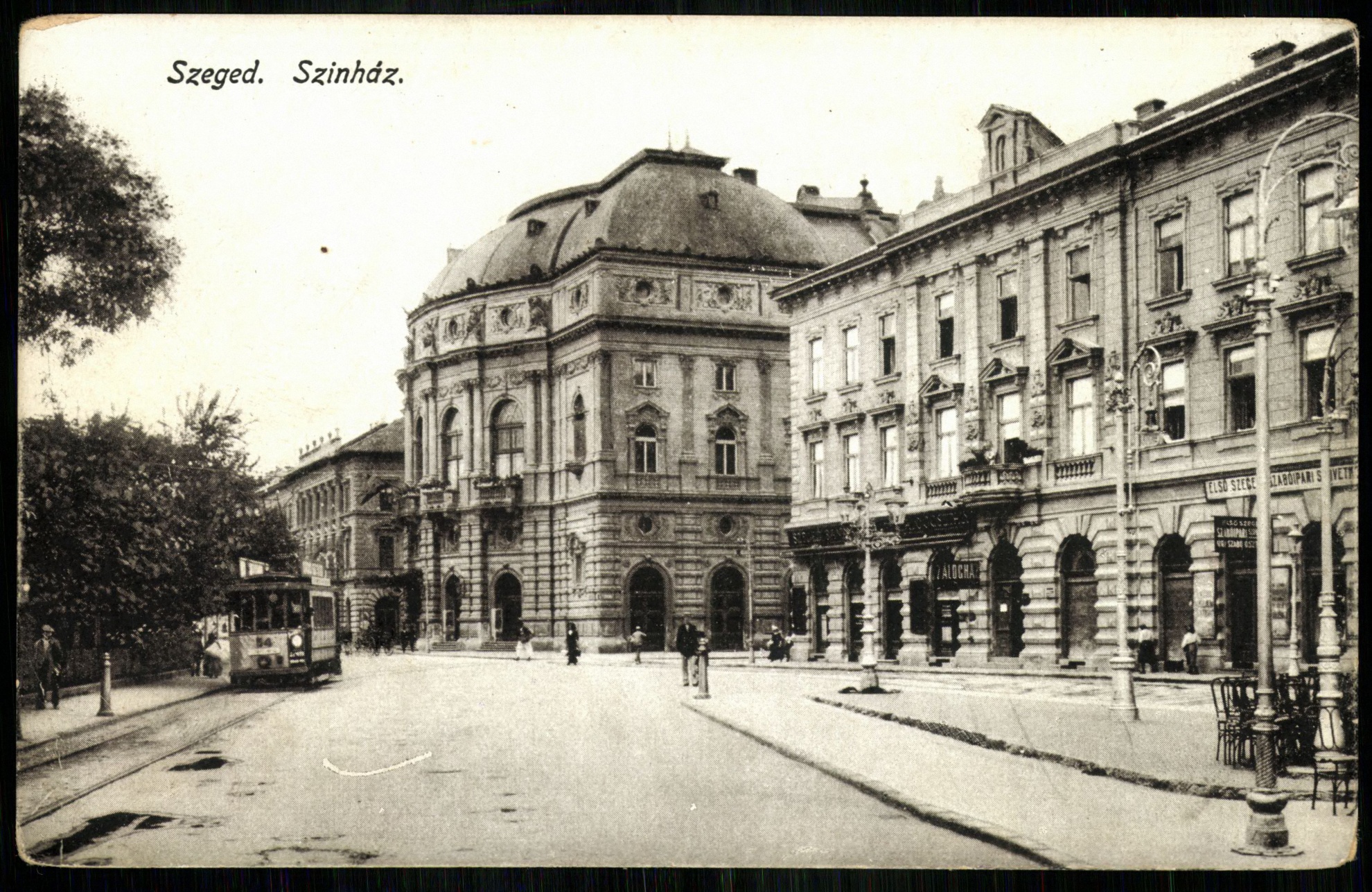 Szeged; Színház (Magyar Kereskedelmi és Vendéglátóipari Múzeum CC BY-NC-ND)