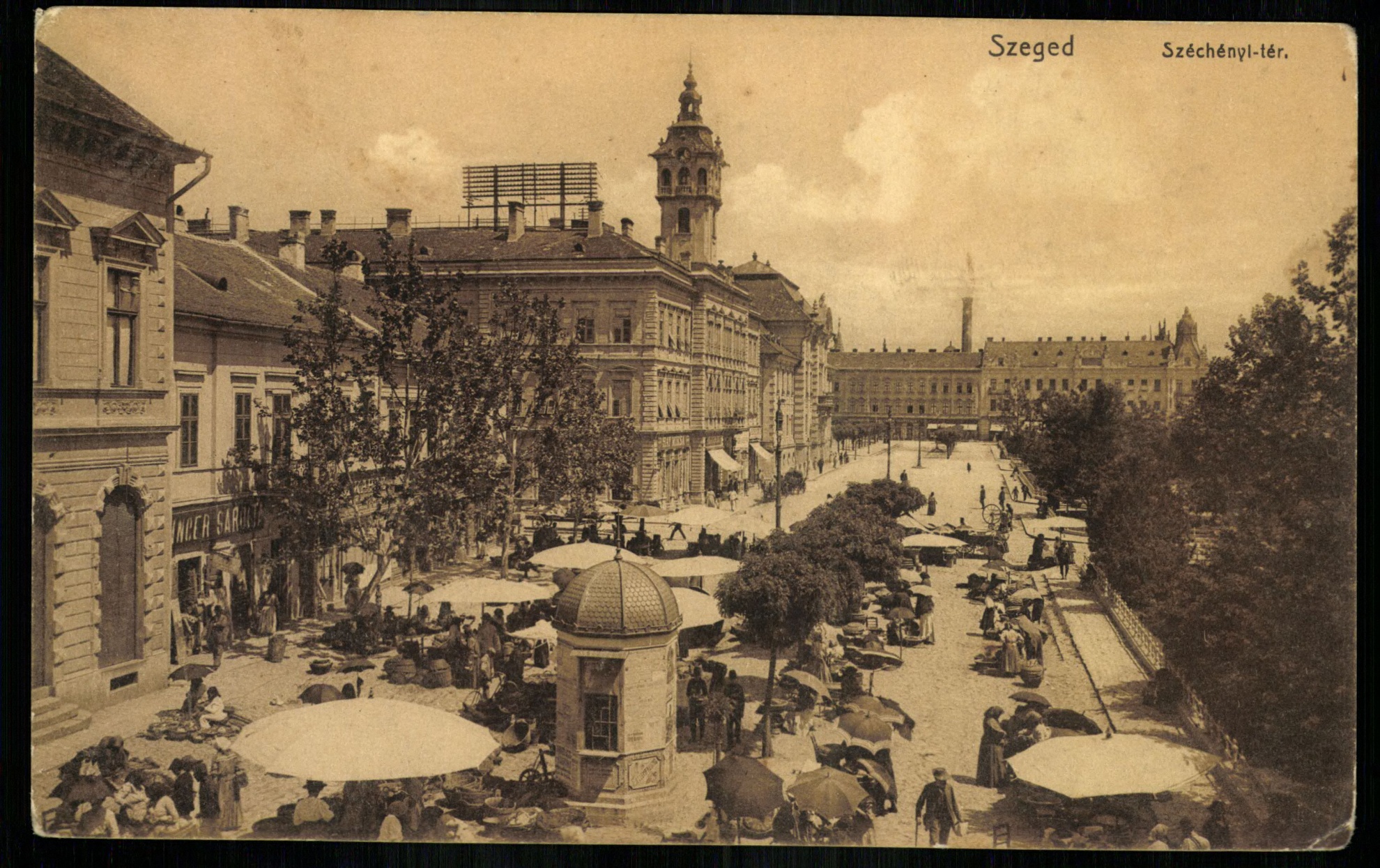 Szeged; Széchényi tér (Magyar Kereskedelmi és Vendéglátóipari Múzeum CC BY-NC-ND)