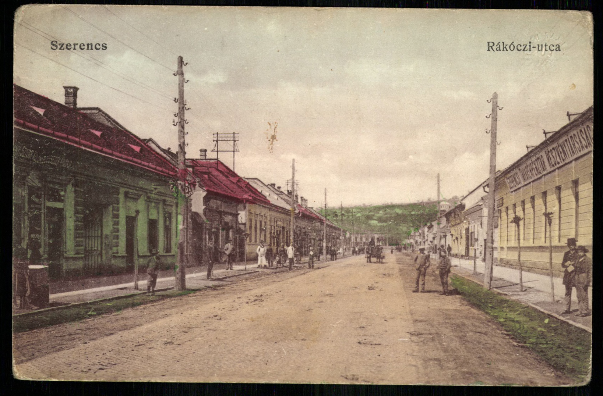 Szerencs; Rákóczi utca (Magyar Kereskedelmi és Vendéglátóipari Múzeum CC BY-NC-ND)