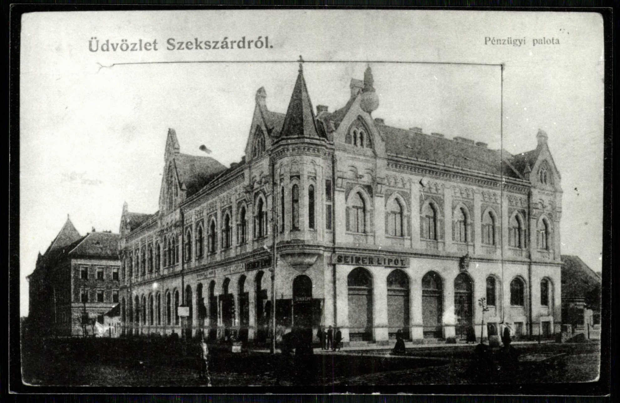 Szekszárd; Pénzügyi palota (Magyar Kereskedelmi és Vendéglátóipari Múzeum CC BY-NC-ND)