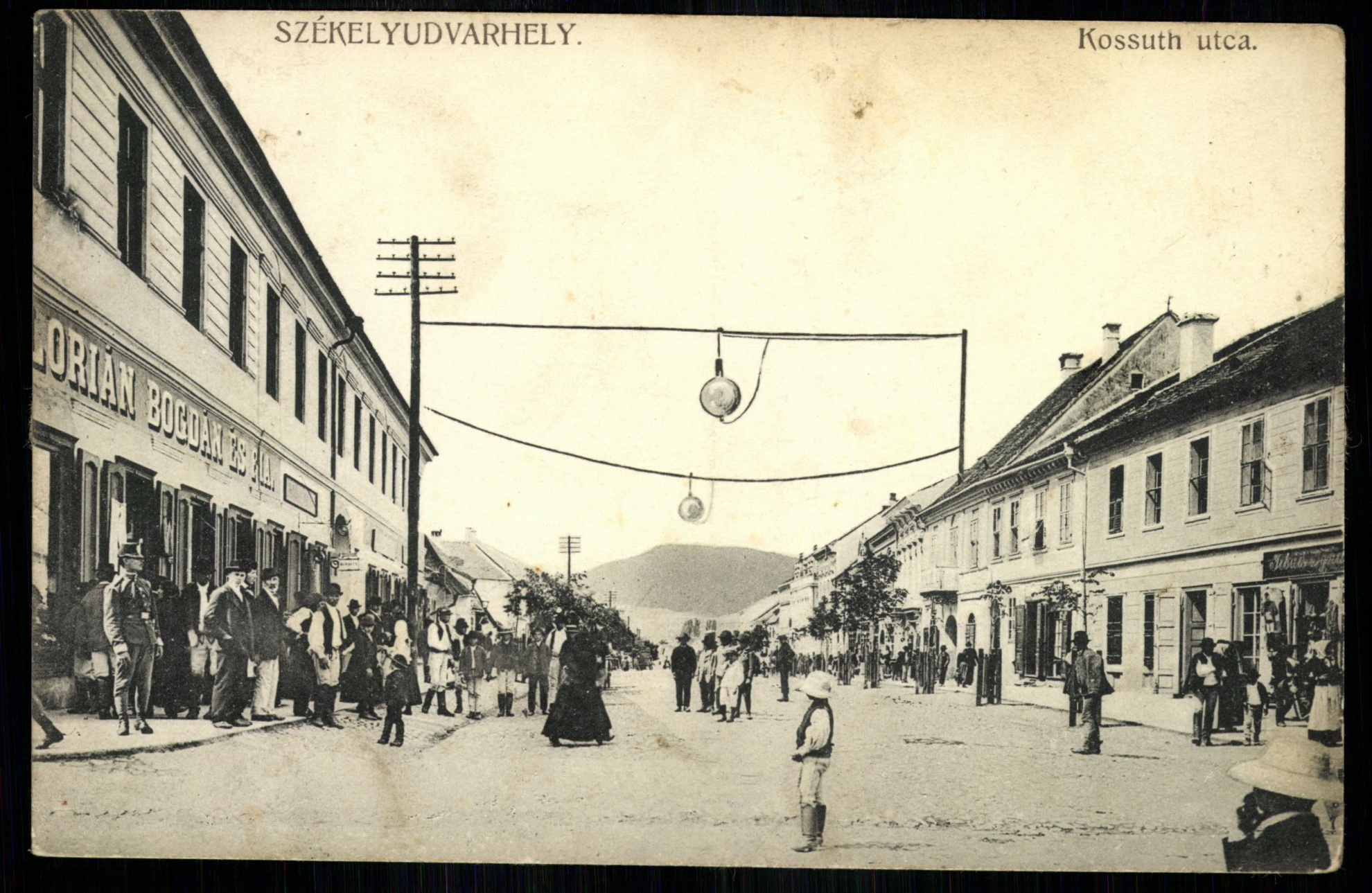 Székelyudvarhely; Kossuth utca (Magyar Kereskedelmi és Vendéglátóipari Múzeum CC BY-NC-ND)