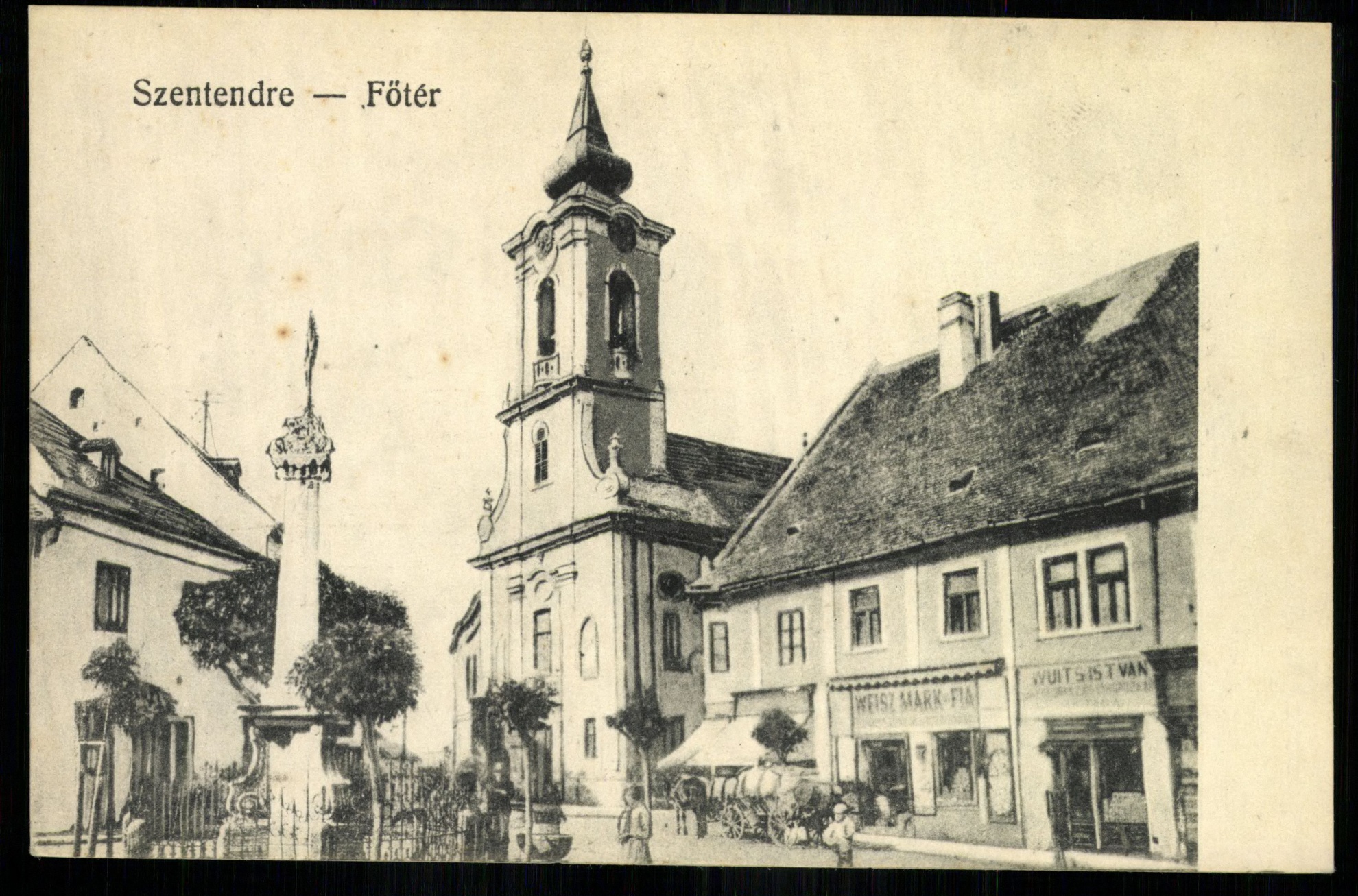 Szentendre; Főtér (Magyar Kereskedelmi és Vendéglátóipari Múzeum CC BY-NC-ND)