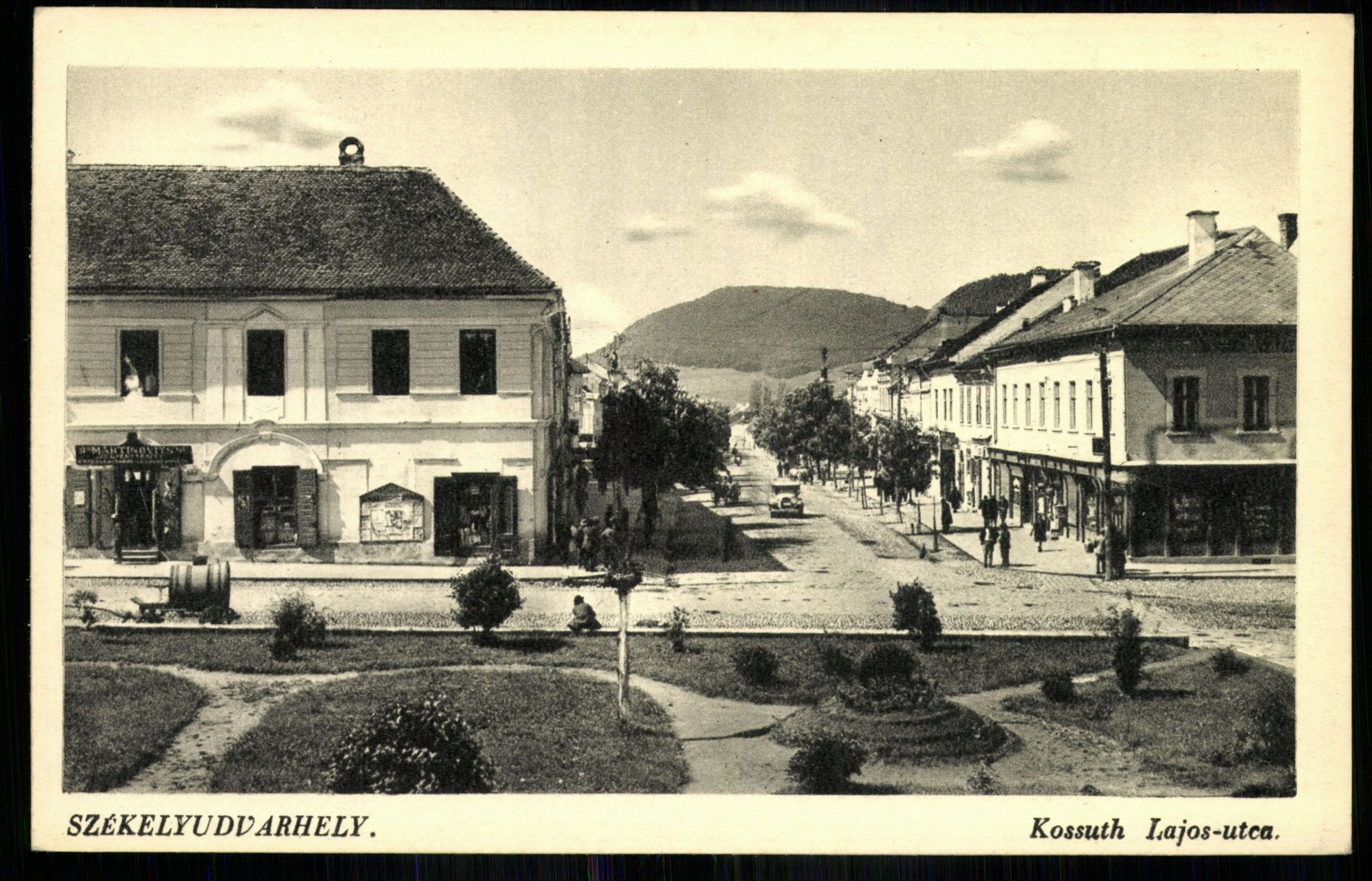 Székelyudvarhely; Kossuth Lajos utca (Magyar Kereskedelmi és Vendéglátóipari Múzeum CC BY-NC-ND)