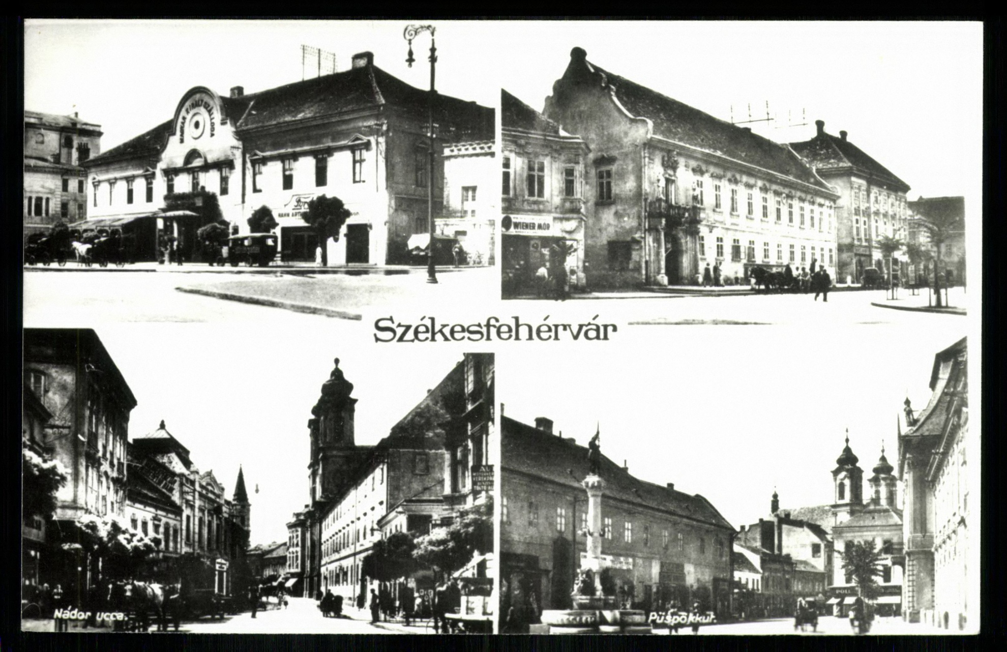 Székesfehérvár; Nádor utca; Püspök kút (Magyar Kereskedelmi és Vendéglátóipari Múzeum CC BY-NC-ND)
