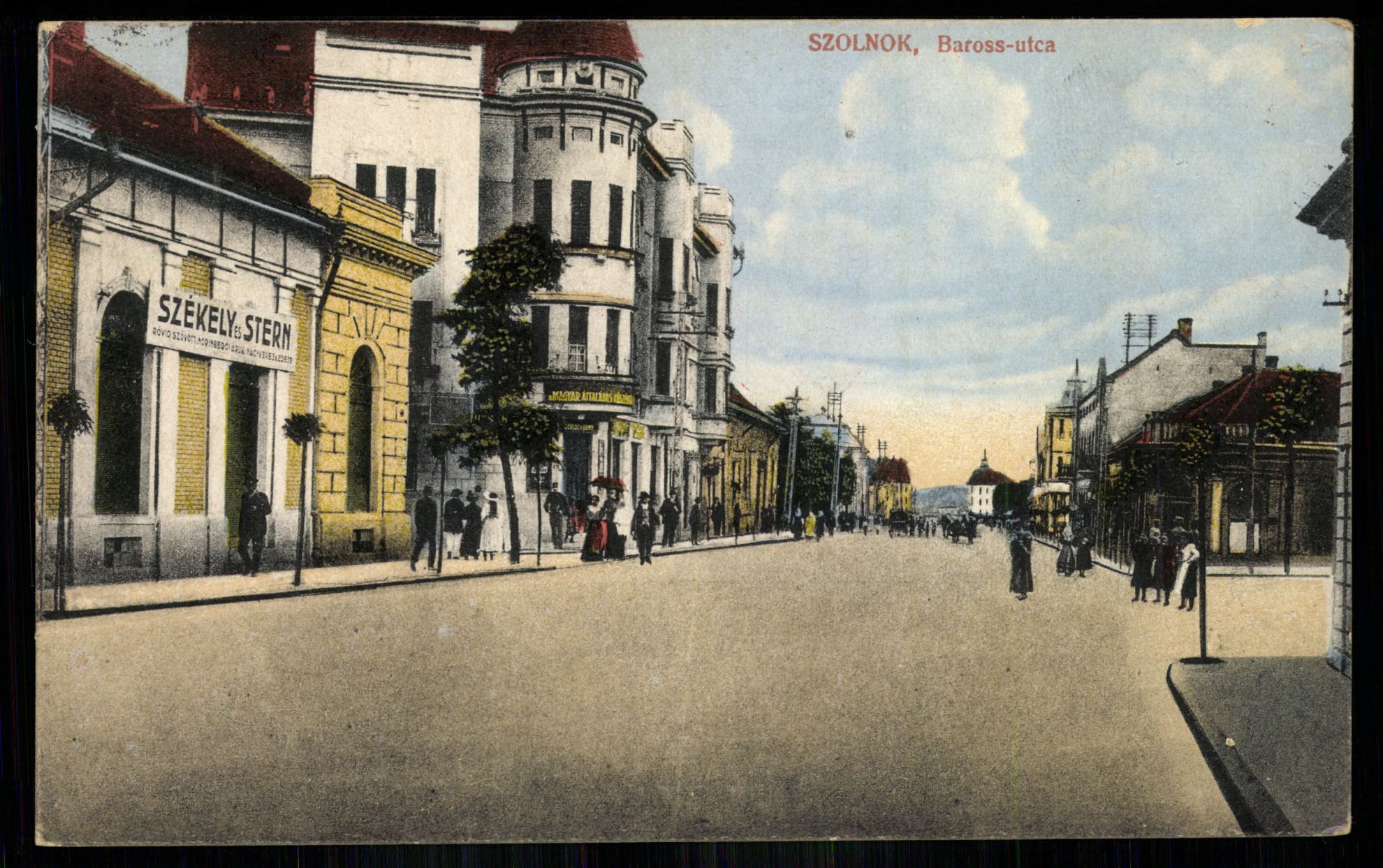 Szolnok, Baross utca (Magyar Kereskedelmi és Vendéglátóipari Múzeum CC BY-NC-ND)