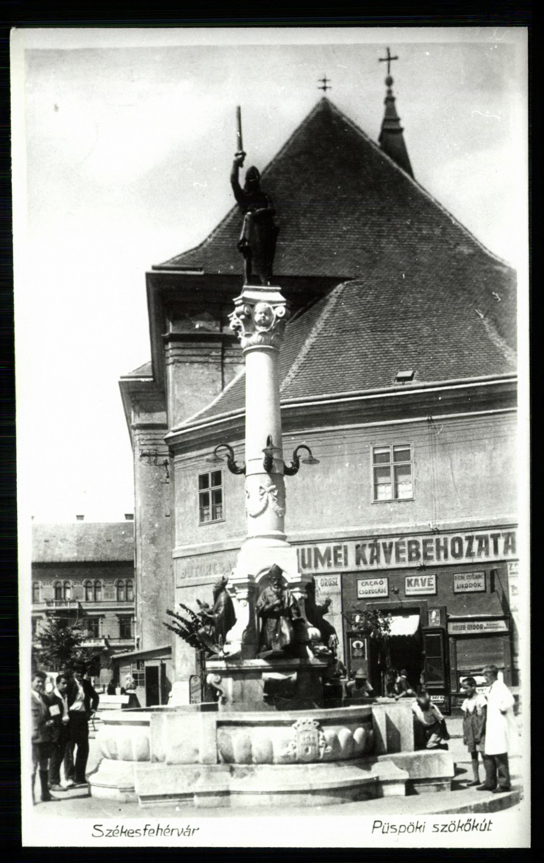 Székesfehérvár; Püspöki szökőkút (Magyar Kereskedelmi és Vendéglátóipari Múzeum CC BY-NC-ND)