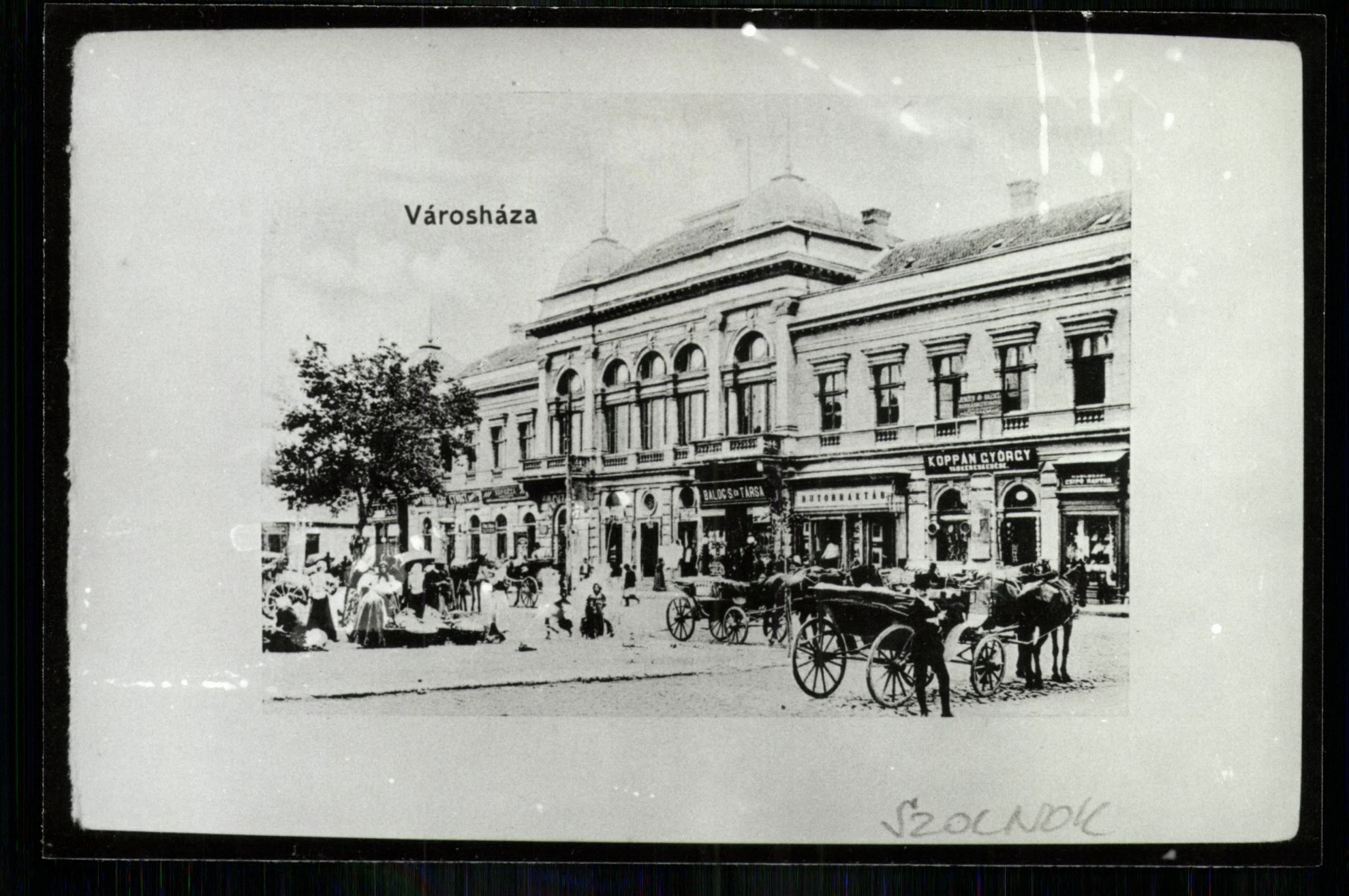 Szolnok; Városháza (Magyar Kereskedelmi és Vendéglátóipari Múzeum CC BY-NC-ND)