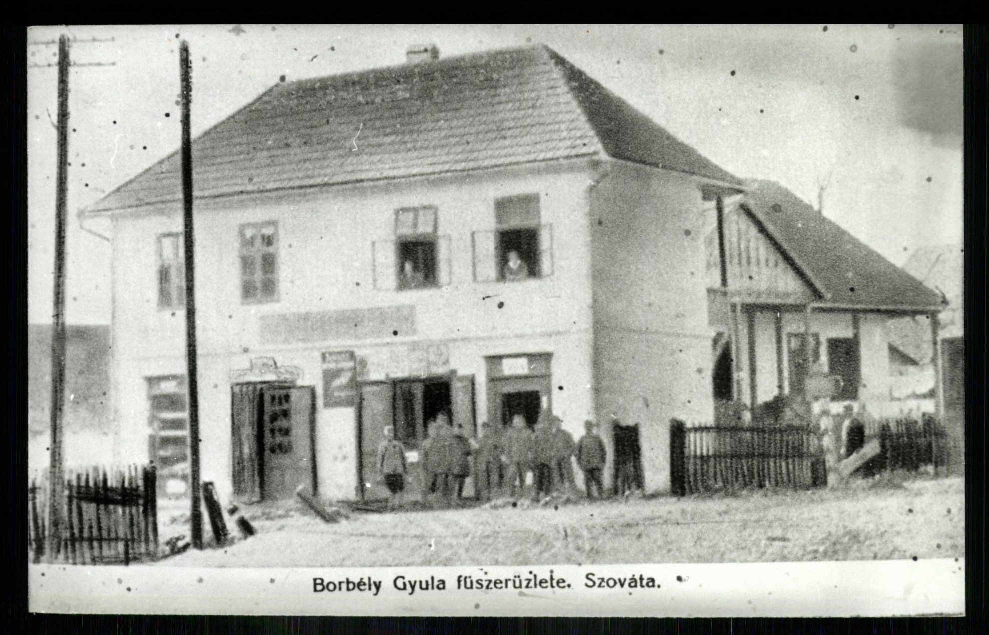 Szováta; Borbély Gyula fűszerüzlete (Magyar Kereskedelmi és Vendéglátóipari Múzeum CC BY-NC-ND)