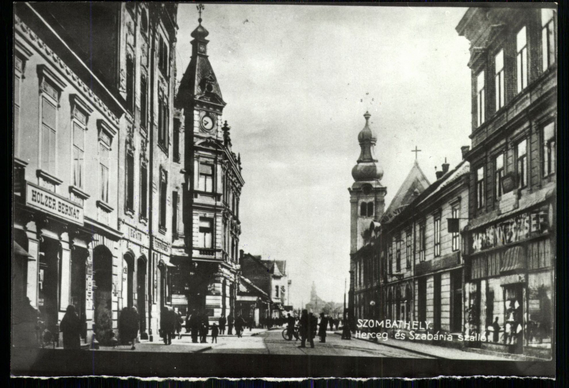 Szombathely; Hercet és Szabária szálló (Magyar Kereskedelmi és Vendéglátóipari Múzeum CC BY-NC-ND)