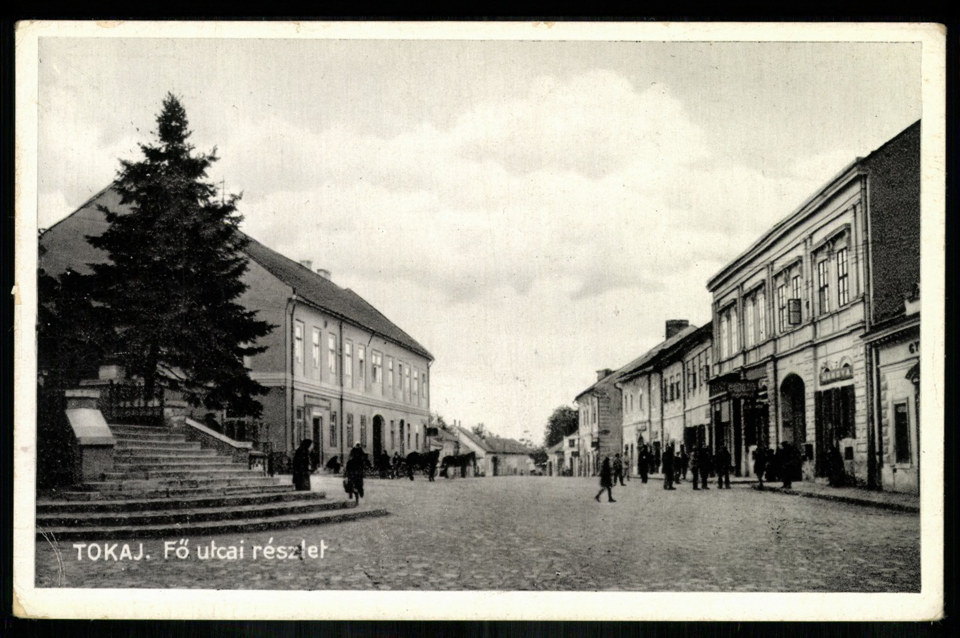 Tokaj; Fő utcai részlet (Magyar Kereskedelmi és Vendéglátóipari Múzeum CC BY-NC-ND)