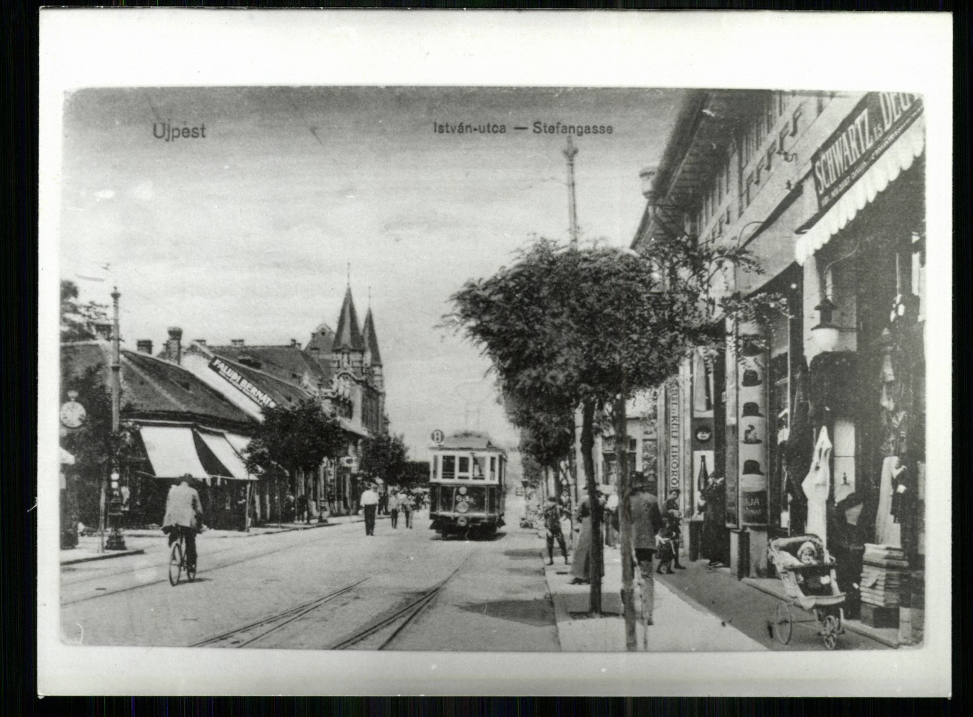Újpest; István utca (Magyar Kereskedelmi és Vendéglátóipari Múzeum CC BY-NC-ND)