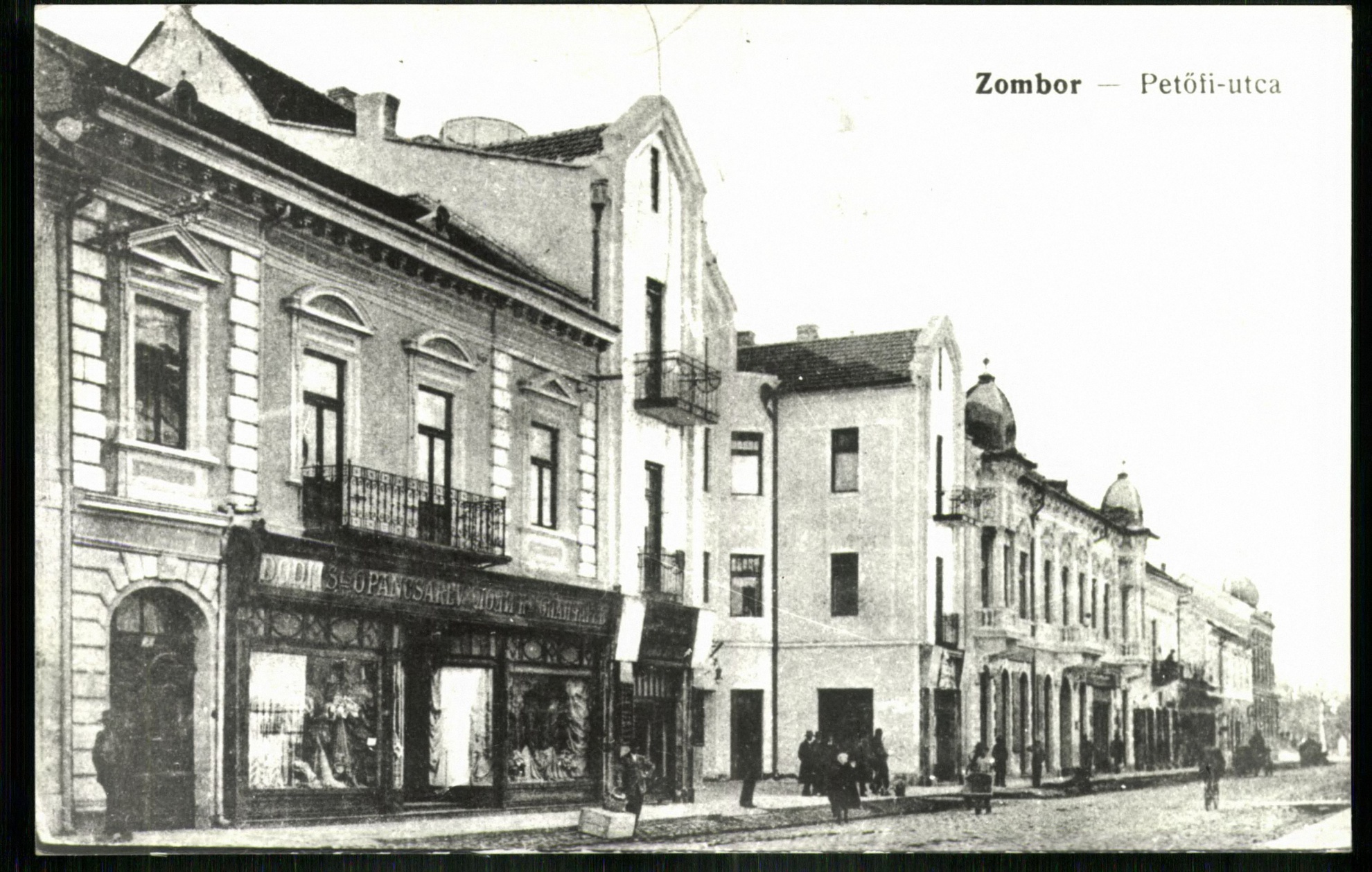 Zombor; Petőfi utca (Magyar Kereskedelmi és Vendéglátóipari Múzeum CC BY-NC-ND)