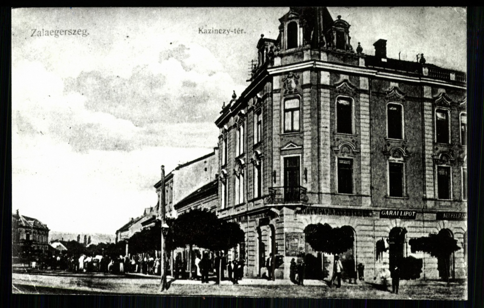 Zalaegerszeg; Kazinczy tér (Magyar Kereskedelmi és Vendéglátóipari Múzeum CC BY-NC-ND)