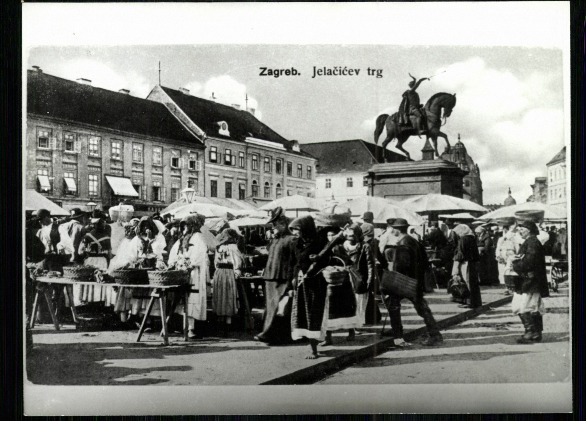 Zágráb; Piactér (Magyar Kereskedelmi és Vendéglátóipari Múzeum CC BY-NC-ND)