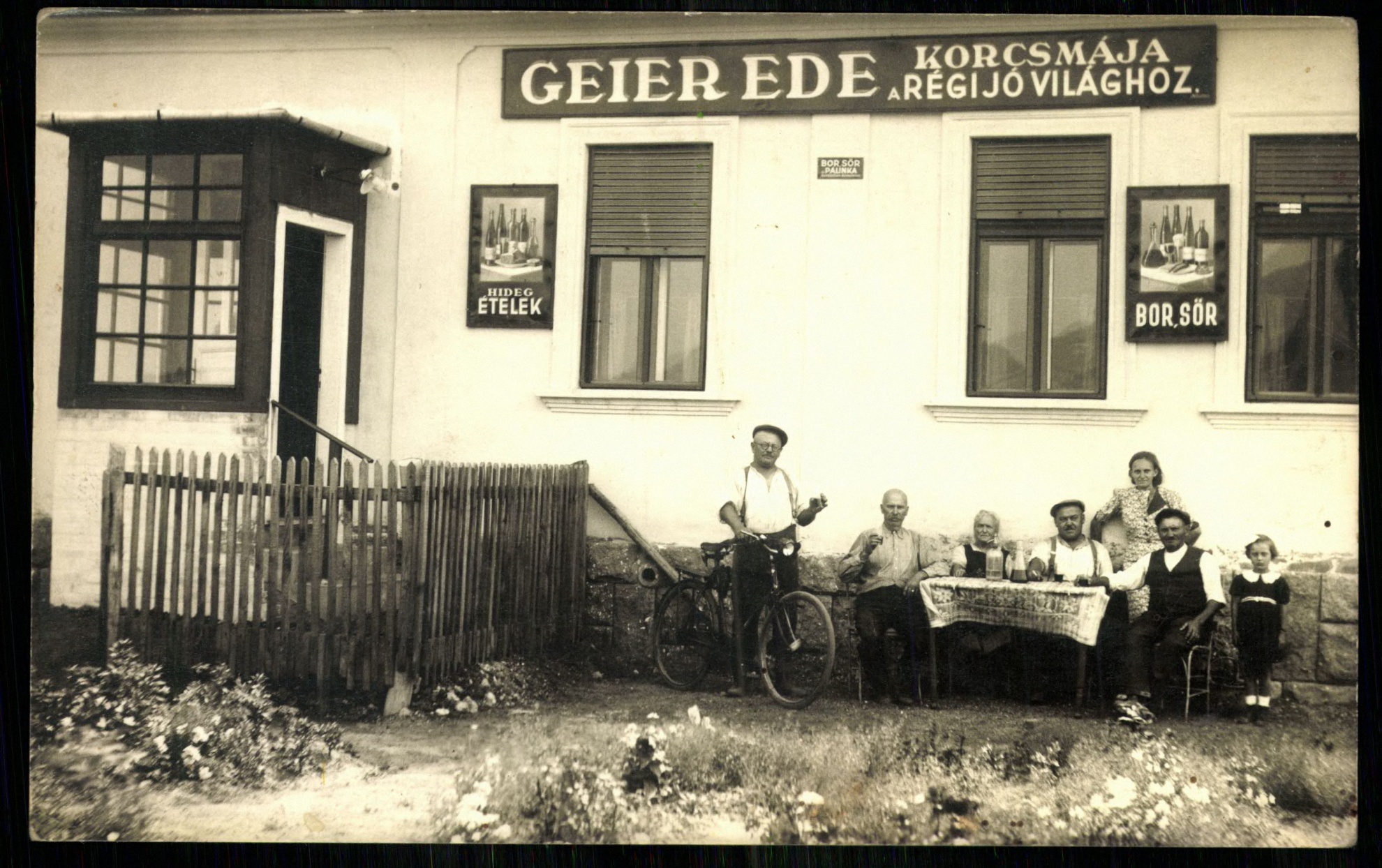 Geier Ede korcsmája a Régi jó világhoz (Magyar Kereskedelmi és Vendéglátóipari Múzeum CC BY-NC-ND)