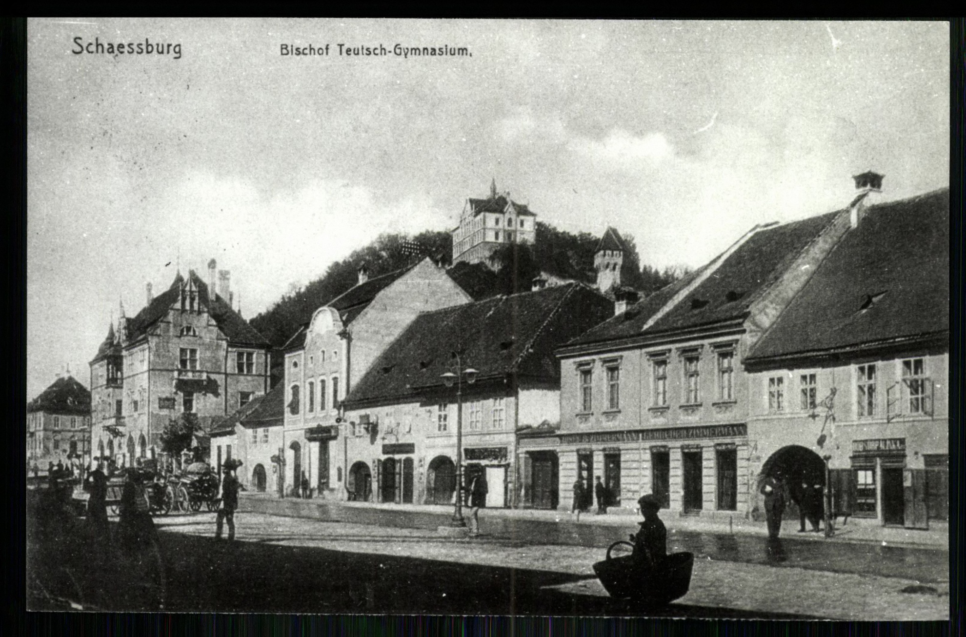 Schaessburg; Bischof Teutsch Gymansium (Magyar Kereskedelmi és Vendéglátóipari Múzeum CC BY-NC-ND)
