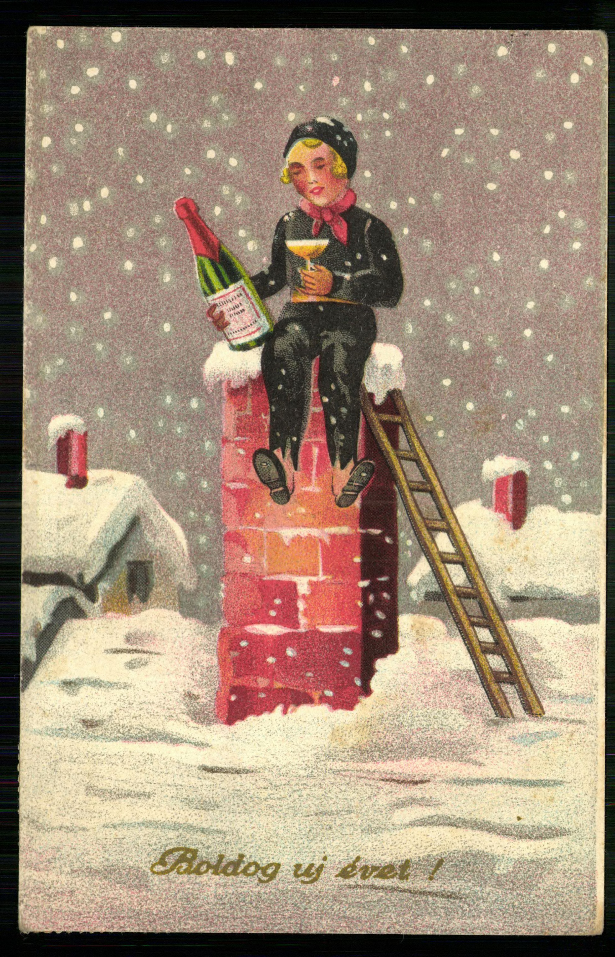 Boldog új évet (Magyar Kereskedelmi és Vendéglátóipari Múzeum CC BY-NC-ND)