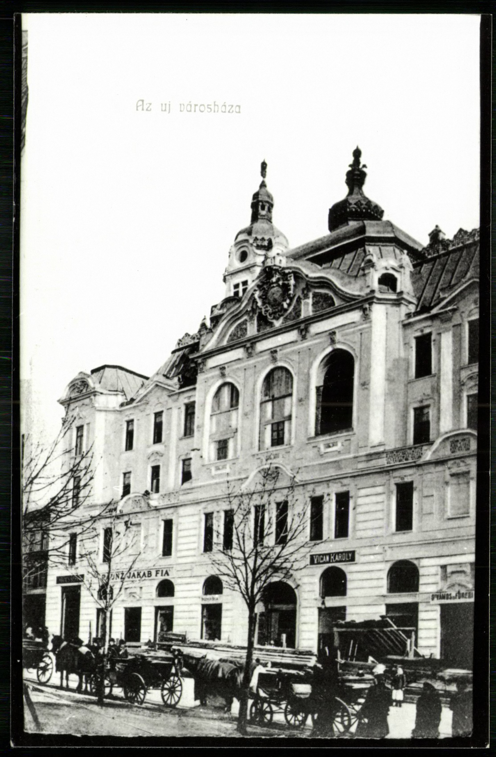 nt; Az új Városháza (Magyar Kereskedelmi és Vendéglátóipari Múzeum CC BY-NC-ND)