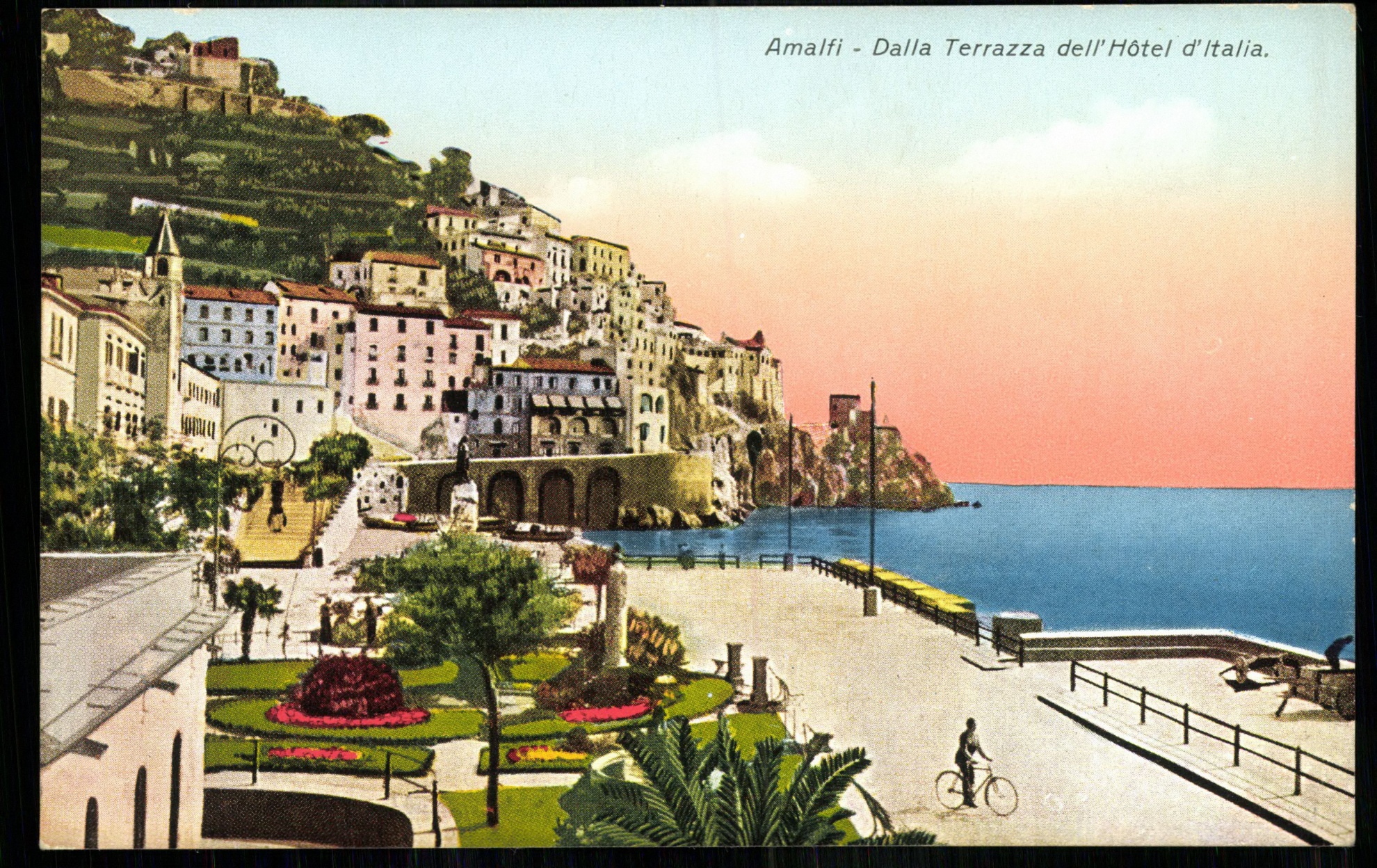 Amalfi - Dalla Terrazza del&rsquo;Hôtel d&rsquo;Italia (Magyar Kereskedelmi és Vendéglátóipari Múzeum CC BY-NC-ND)