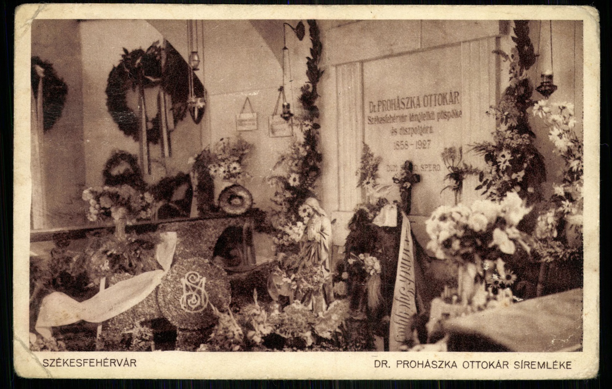 Székesfehérvár; Dr. Prohászka Ottokár síremléke (Magyar Kereskedelmi és Vendéglátóipari Múzeum CC BY-NC-ND)