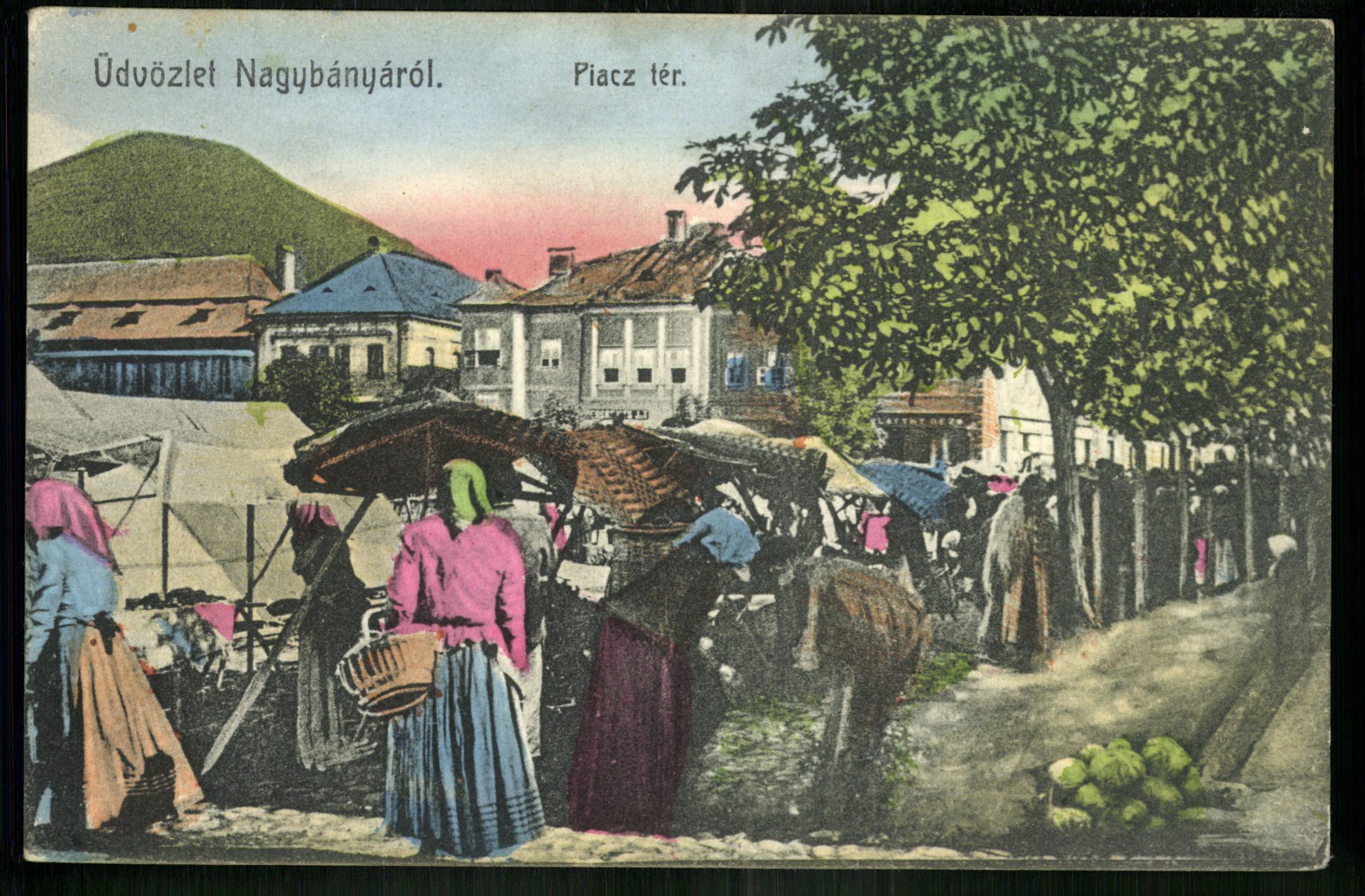 Nagybánya; Piac tér (Magyar Kereskedelmi és Vendéglátóipari Múzeum CC BY-NC-ND)