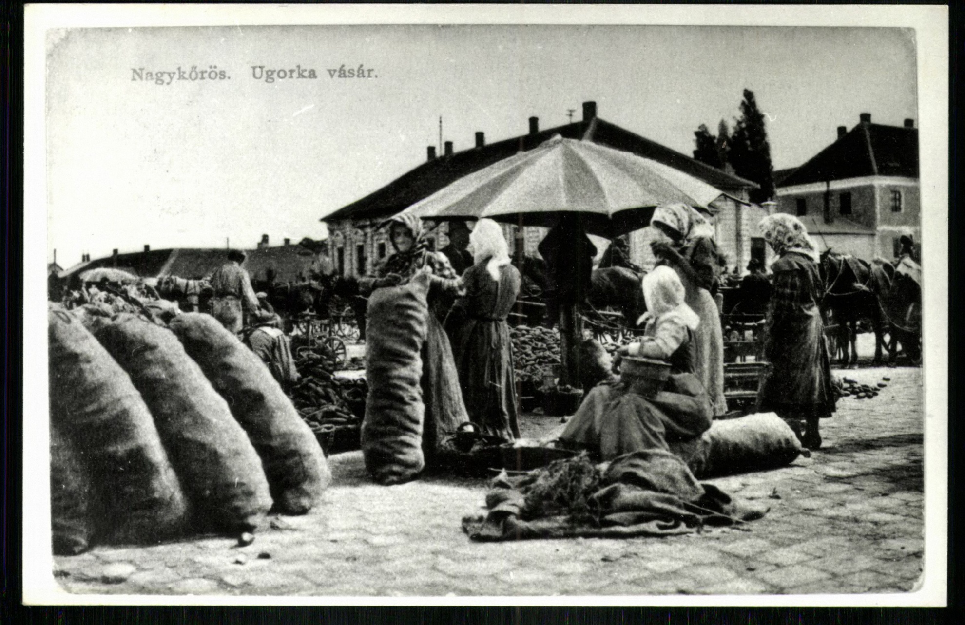 Nagykőrös; Uborka vásár (Magyar Kereskedelmi és Vendéglátóipari Múzeum CC BY-NC-ND)