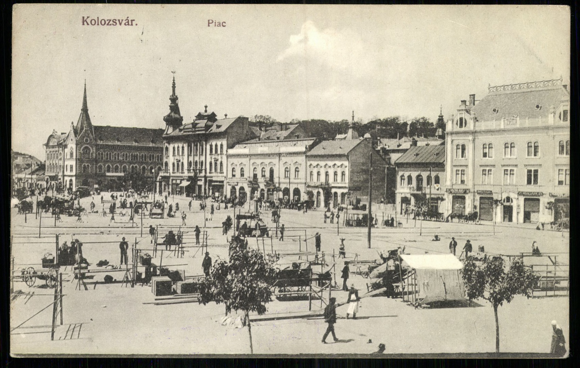 Kolozsvár; Piac (Magyar Kereskedelmi és Vendéglátóipari Múzeum CC BY-NC-ND)