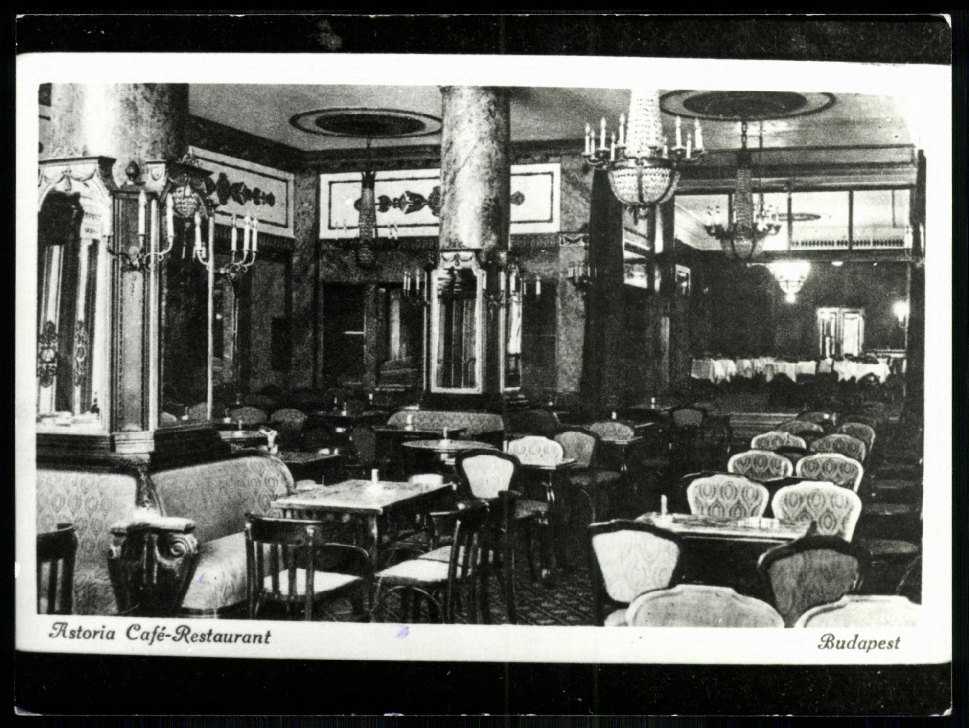 Budapest Astoria Café-Restaurant (Magyar Kereskedelmi és Vendéglátóipari Múzeum CC BY-NC-ND)