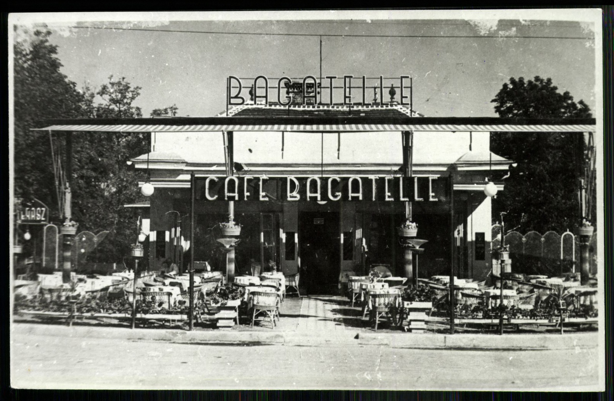 Café Bagatelle, Budapest, Svábhegy, I., Szépkilátó út 1. (Magyar Kereskedelmi és Vendéglátóipari Múzeum CC BY-NC-ND)