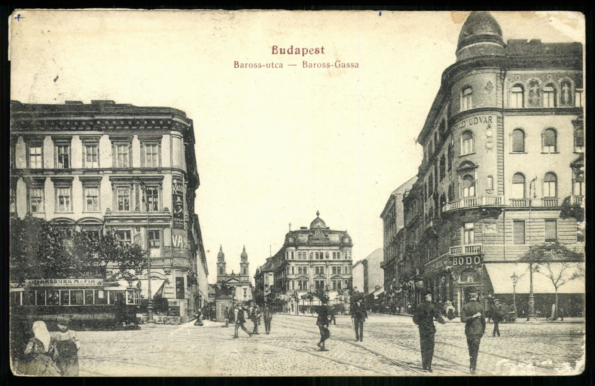 Budapest Baross utca (Magyar Kereskedelmi és Vendéglátóipari Múzeum CC BY-NC-ND)